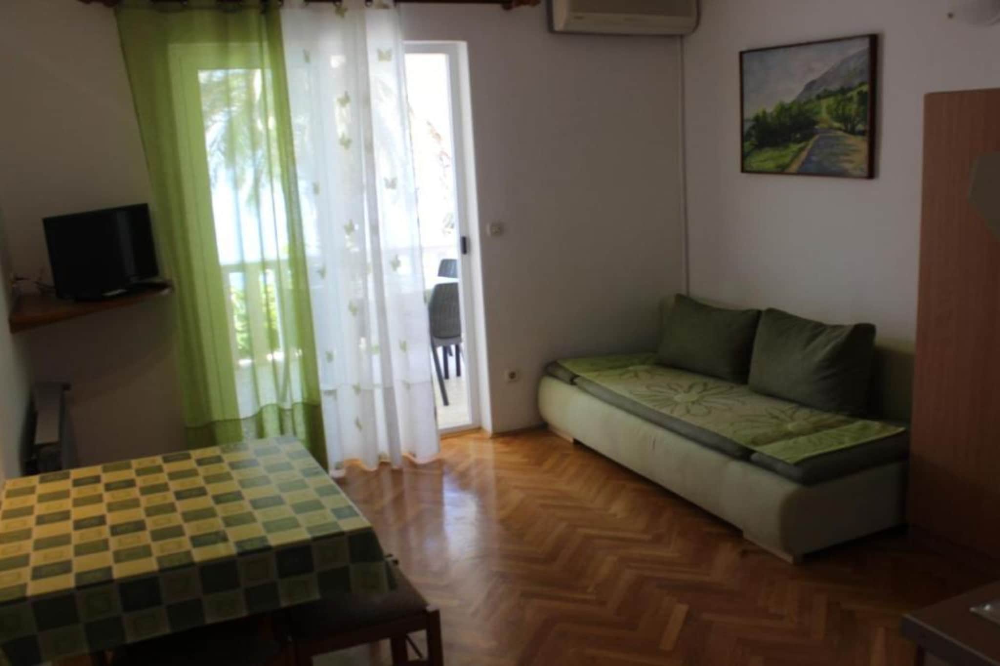 Apartments Pansion Franka 3* - One Bedroom Apartment with Sea View and Balcony - APT A1-Schlafzimmer
