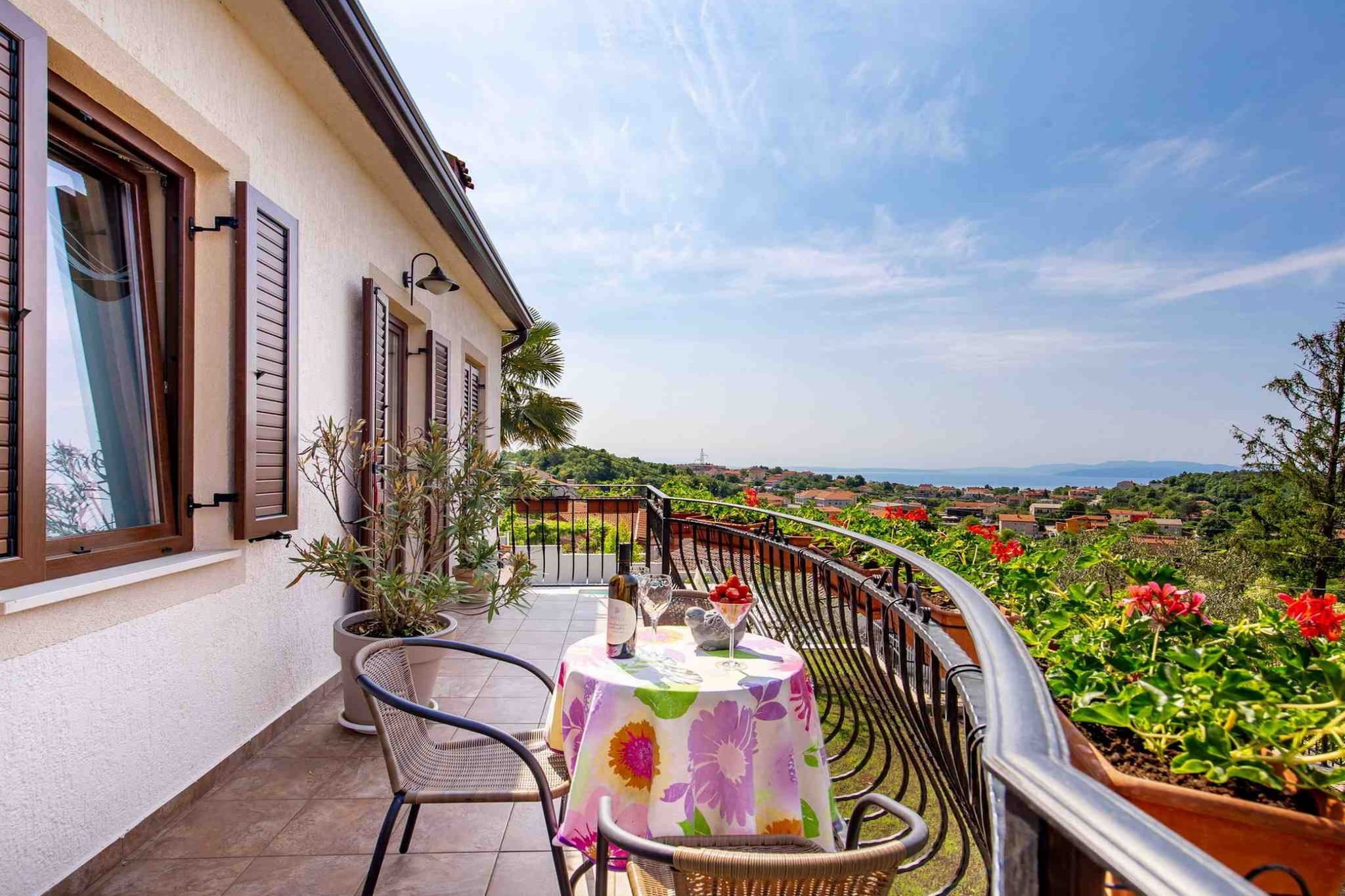 Modern Comfort with Shared Pool, Balconies & Lush Green Surroundings - One Bedroom Apartment (Romantic)-Terrace balcony