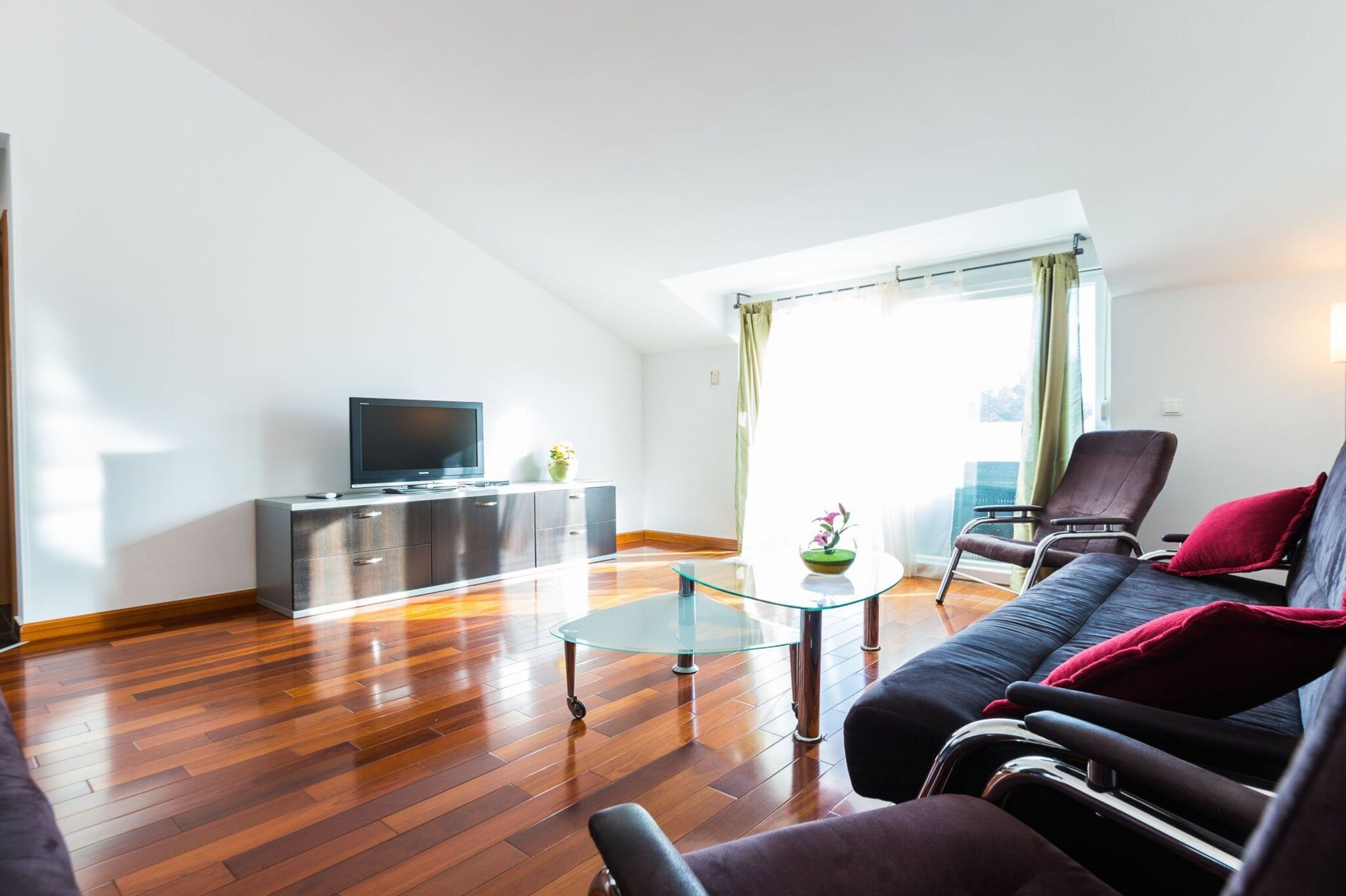 Elegant and Lavish Leisure Apartments Zadar with Outdoor Pool - Classic Two Bedroom Apartment with Terrace (owner Olive)-Woonkamer