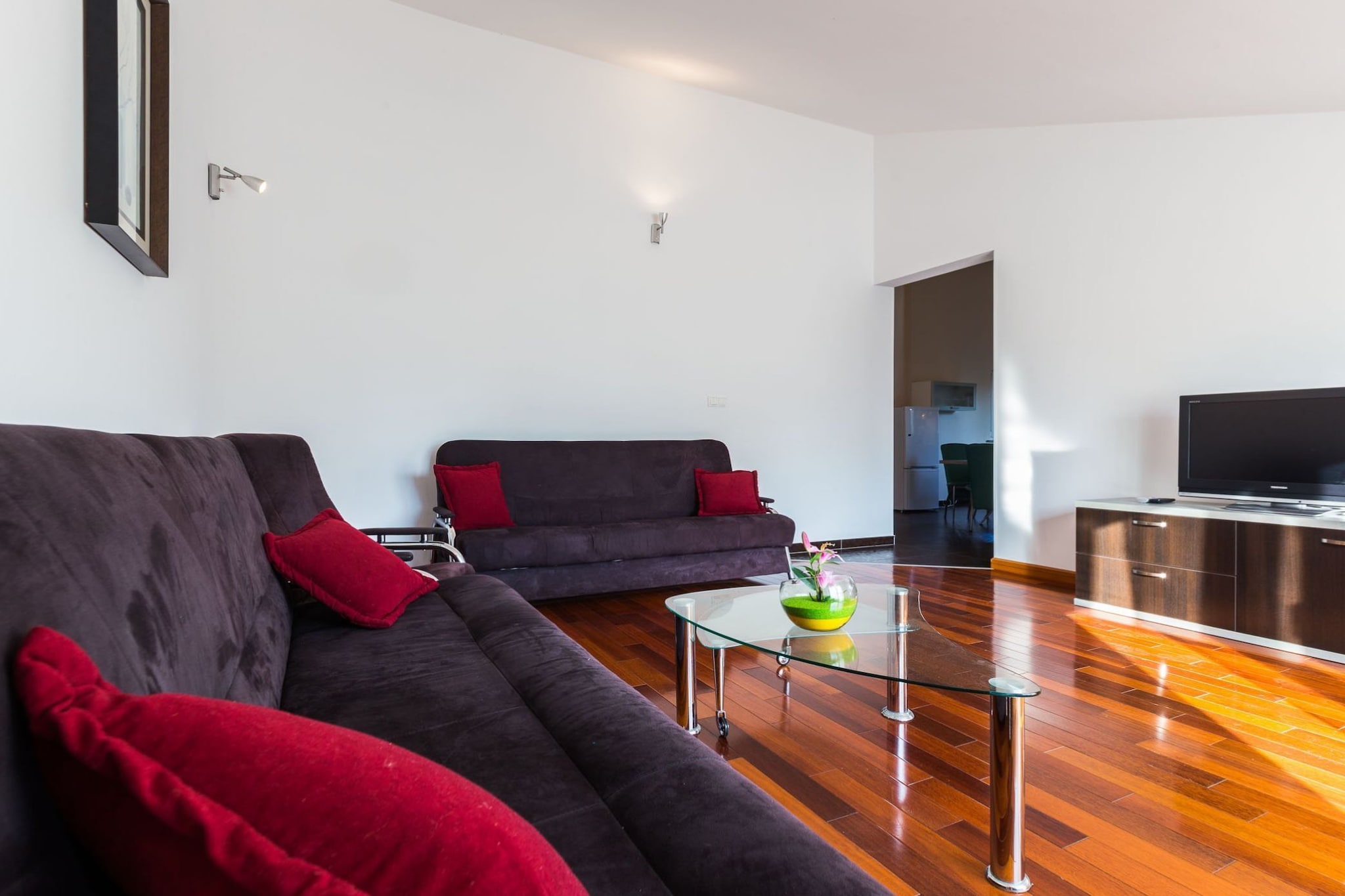 Elegant and Lavish Leisure Apartments Zadar with Outdoor Pool - Classic Two Bedroom Apartment with Terrace (owner Olive)-Woonkamer