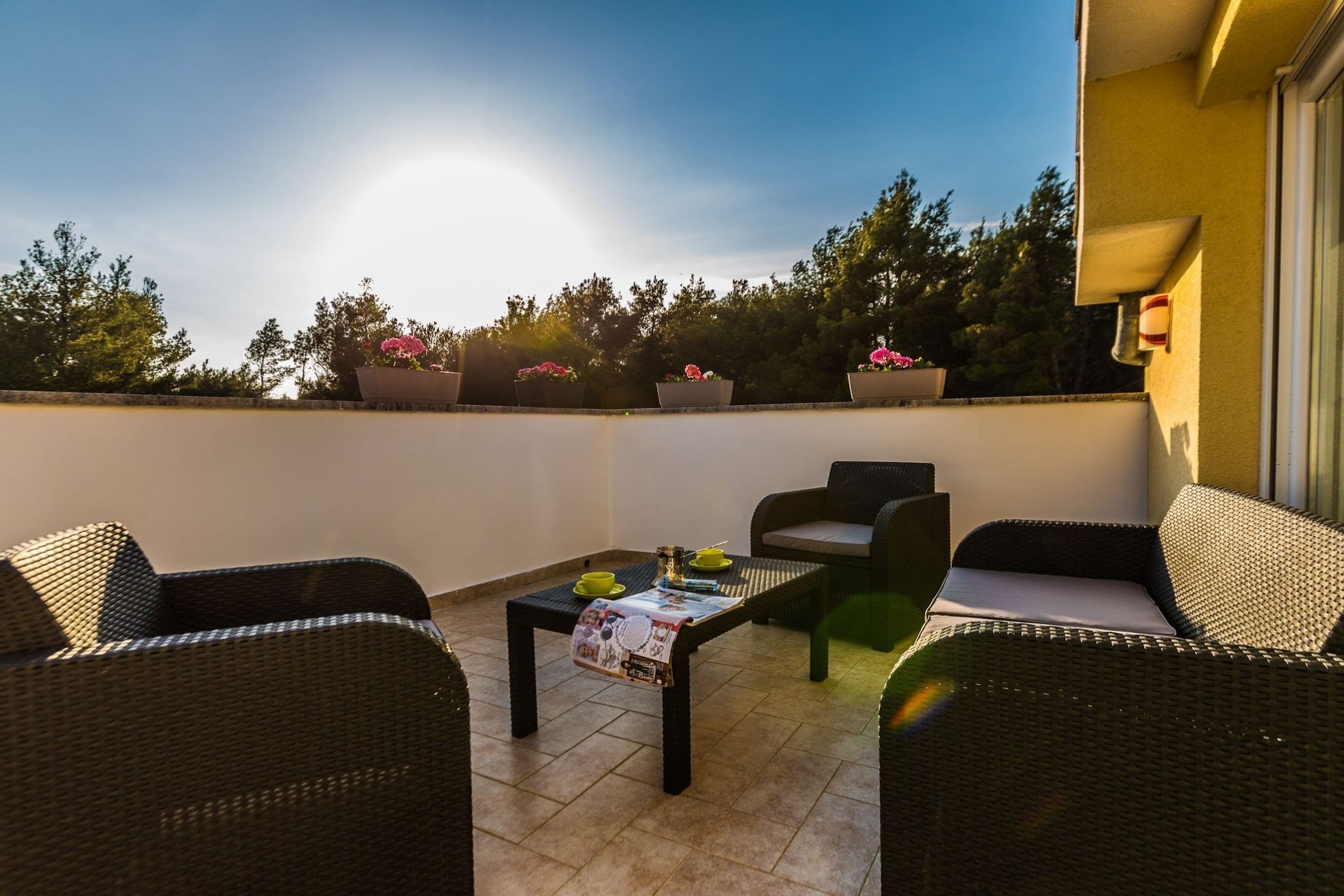 Elegant and Lavish Leisure Apartments Zadar with Outdoor Pool - Classic Two Bedroom Apartment with Terrace (owner Olive)-Terras