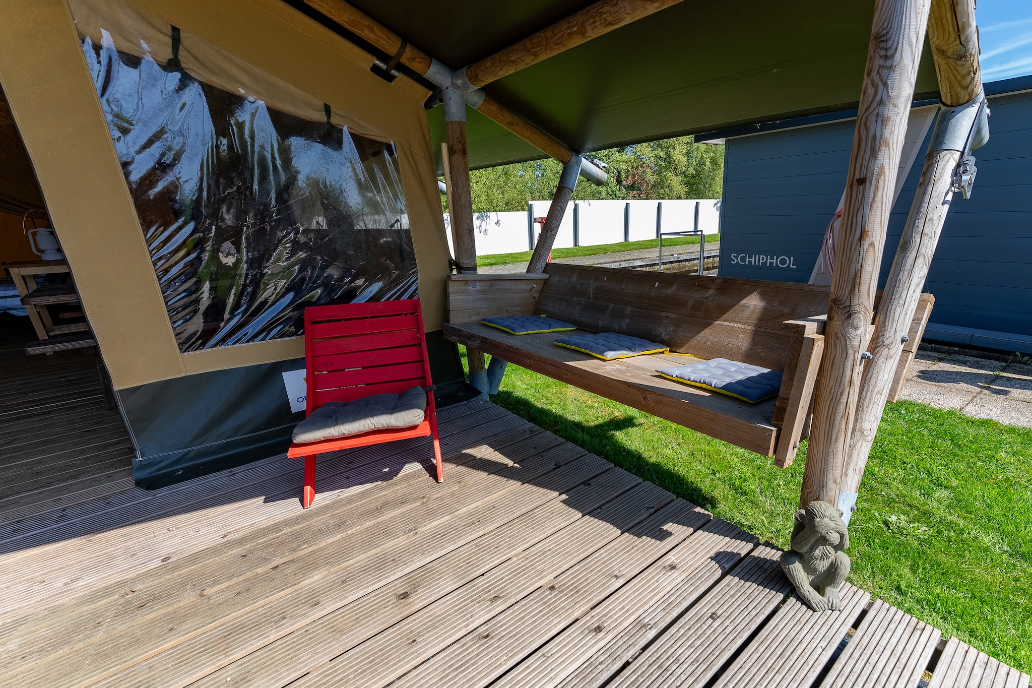 Safari tent Heeg 4 persons-Balcon-terrasse