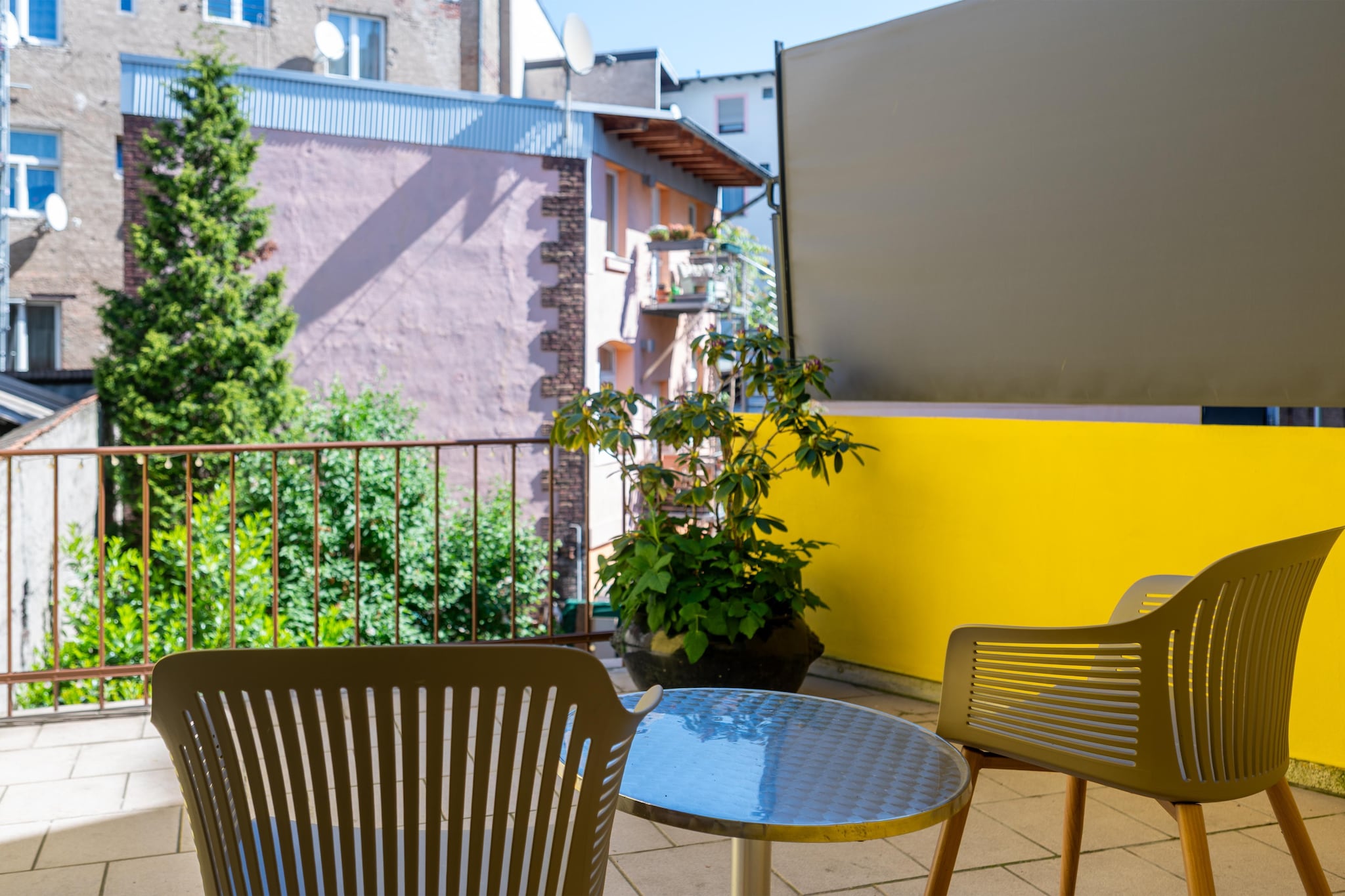Modern Stay Studio mit Balkon-Terrassenbalkon