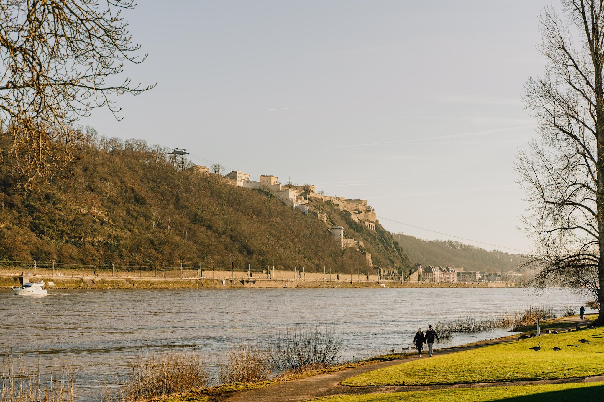 Rheinblick-Gebieden zomer 5km
