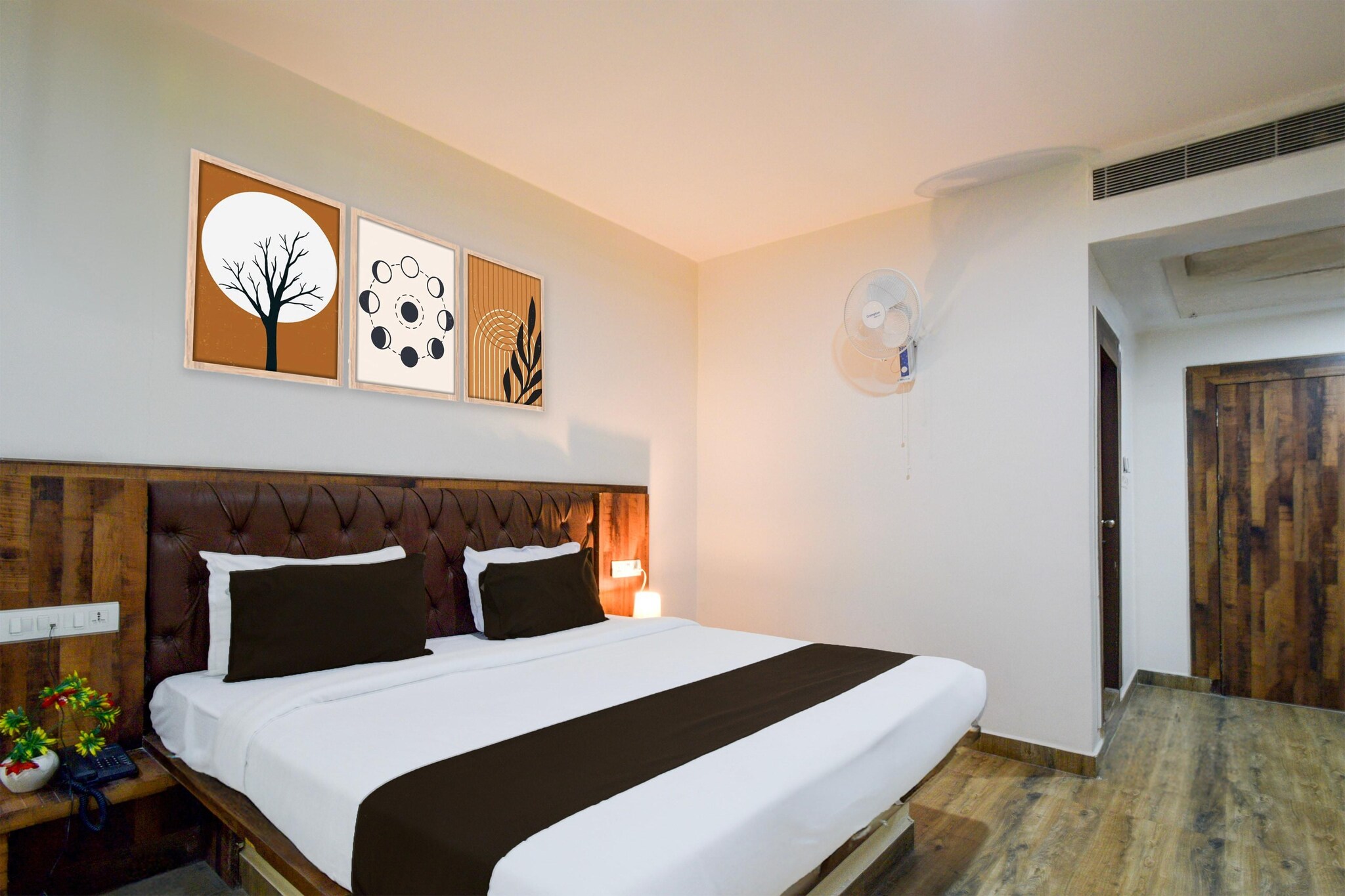 Elegant Stays at Vanasthalipuram Hyderabad is set in SurÅ«rnagar, within 10 km of Mecca Masjid and 11 km of Chowmahalla Palace. Featuring a shared lounge, the 4-star hotel has air-conditioned rooms with free WiFi, each with a private bathroom. The accommodation offers a shared kitchen, room service and luggage storage for guests.

At the hotel, all rooms come with a desk. The units at Elegant Stays at Vanasthalipuram Hyderabad come with a seating area and a flat-screen TV with cable channels.

At the accommodation you will find a restaurant serving Indian cuisine.

Speaking English and Hindi at the 24-hour front desk, staff are always on hand to help.

Charminar is 11 km from Elegant Stays at Vanasthalipuram Hyderabad, while AP State Archaeology Museum is 14 km away. Rajiv Gandhi International Airport is 22 km from the property.

Unmarried couples are warmly welcome at this property.
Guests with local ID proof are warmly welcome.
Early Check-In Policy: A full dayâ€™s room rate will be charged for check-ins before 6:00 AM. Complimentary early check-in is available between 6:00 AM and 10:00 AM, subject to room availability.
Check-in is only available to guests aged 18 and above. Please provide a government-issued ID to confirmÂ yourÂ age.