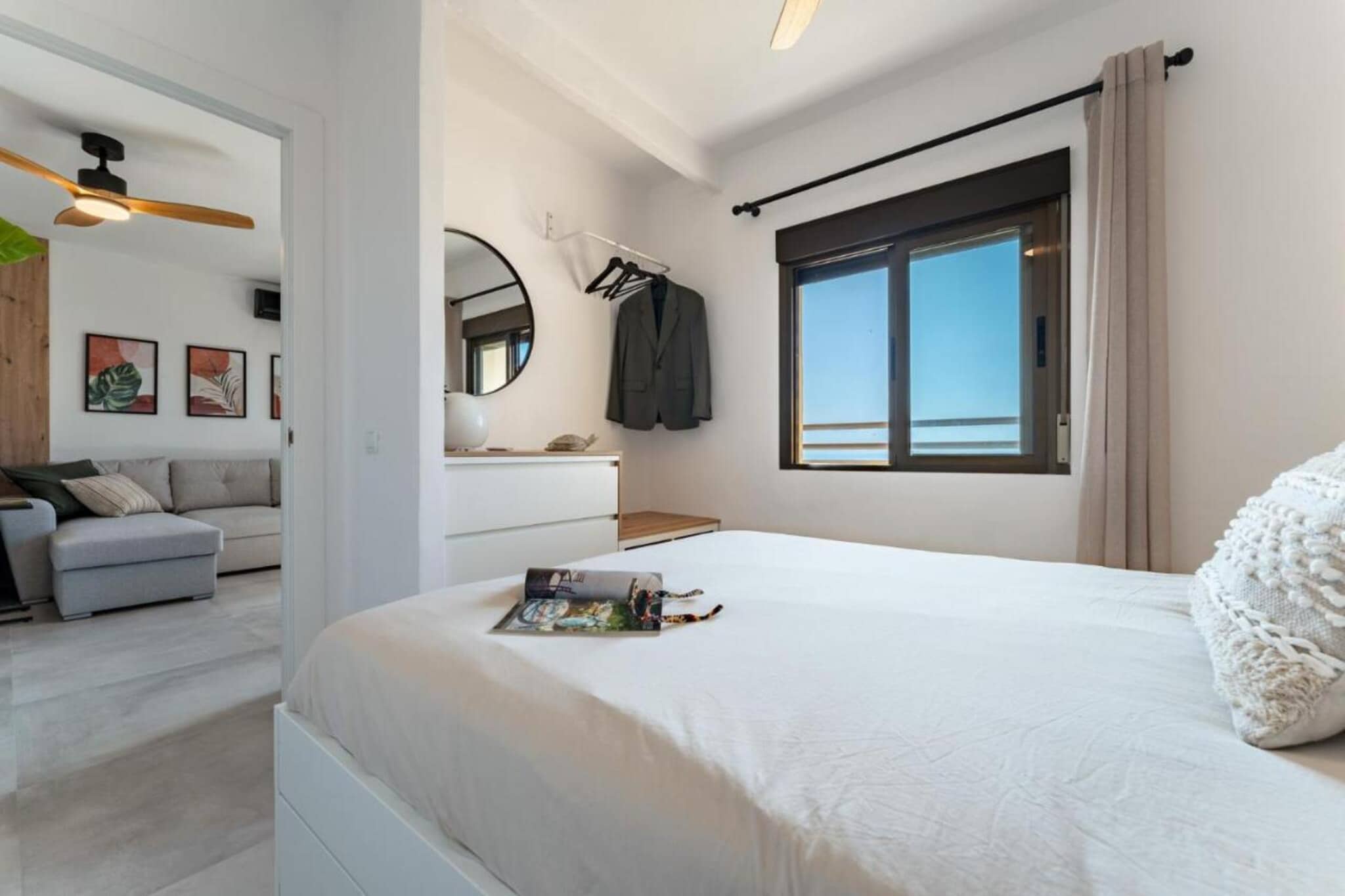 Apartamento con vistas al mar-Slaapkamer
