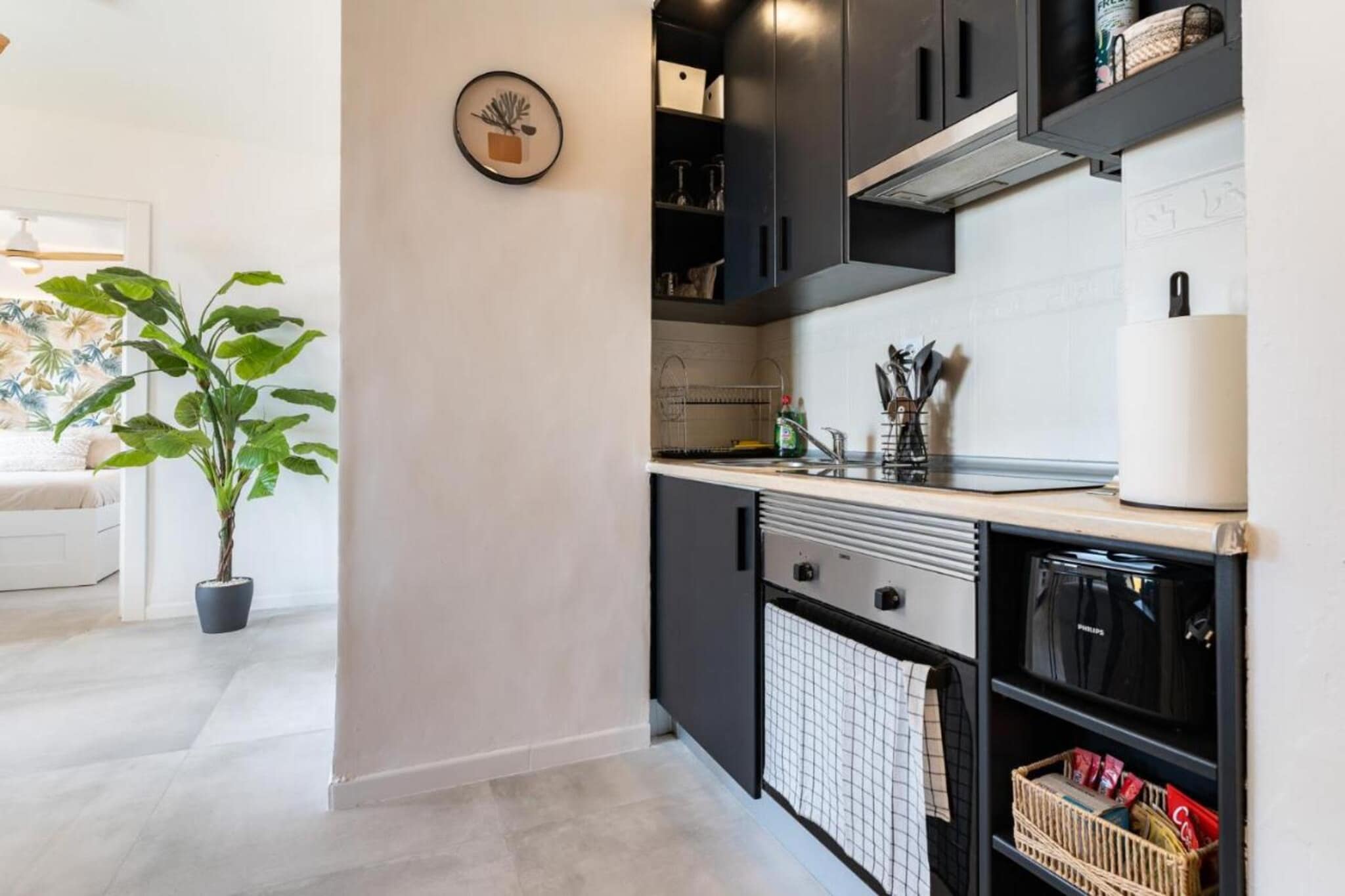 Apartamento con vistas al mar-Keuken