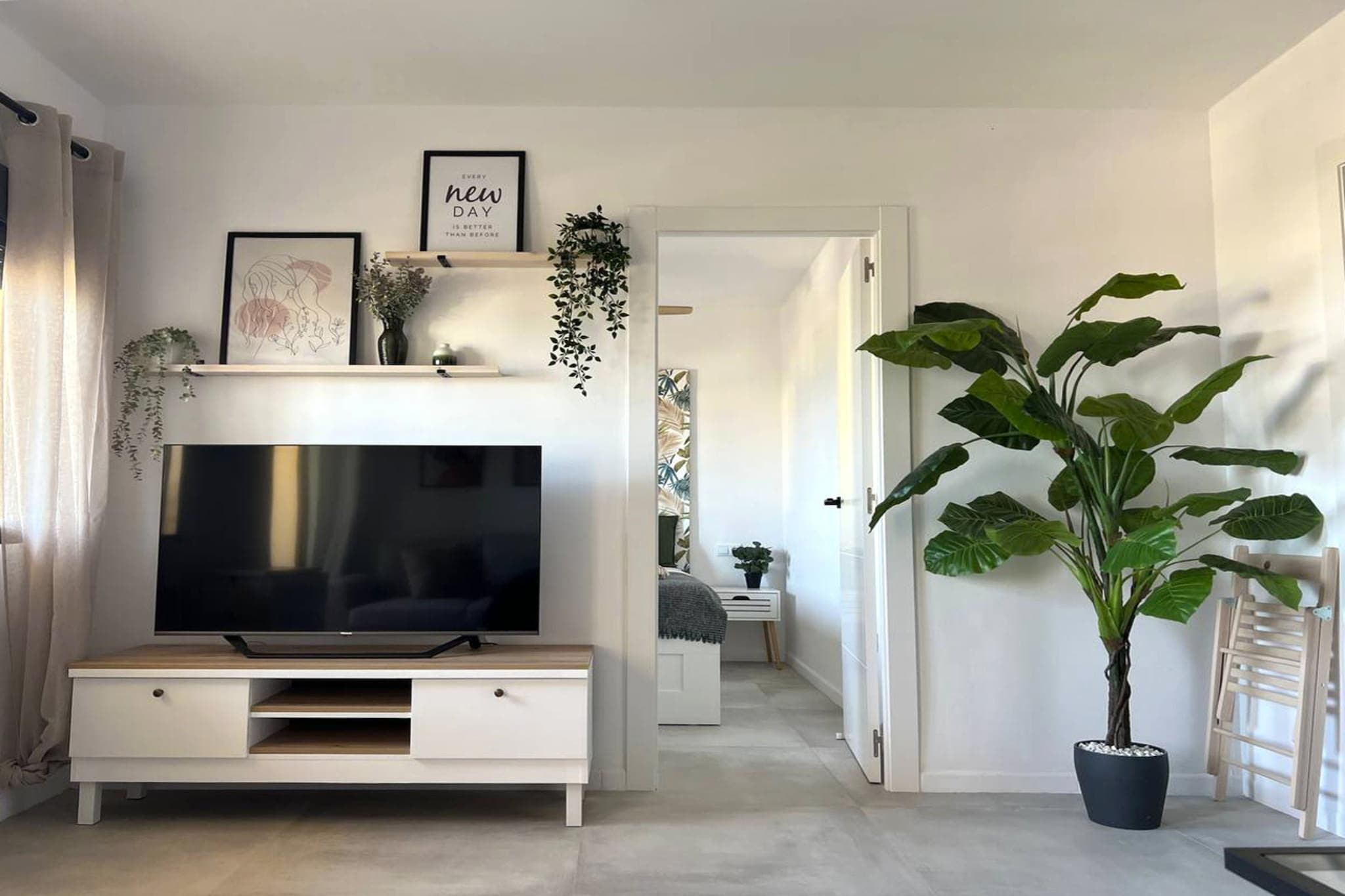 Apartamento con vistas al mar-Woonkamer