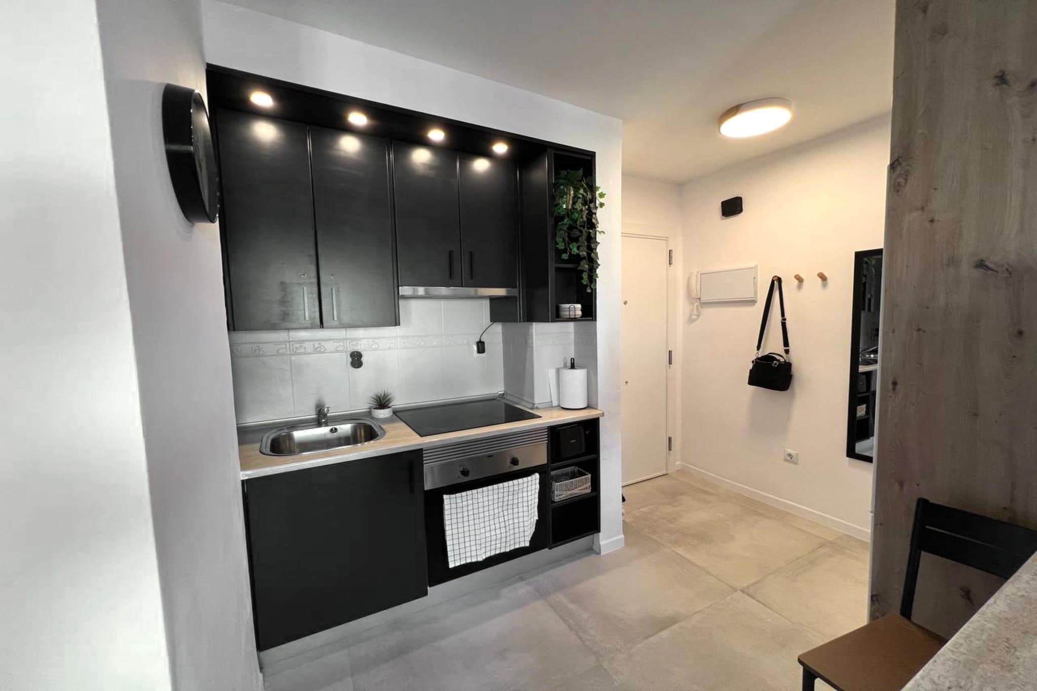 Apartamento con vistas al mar-Keuken