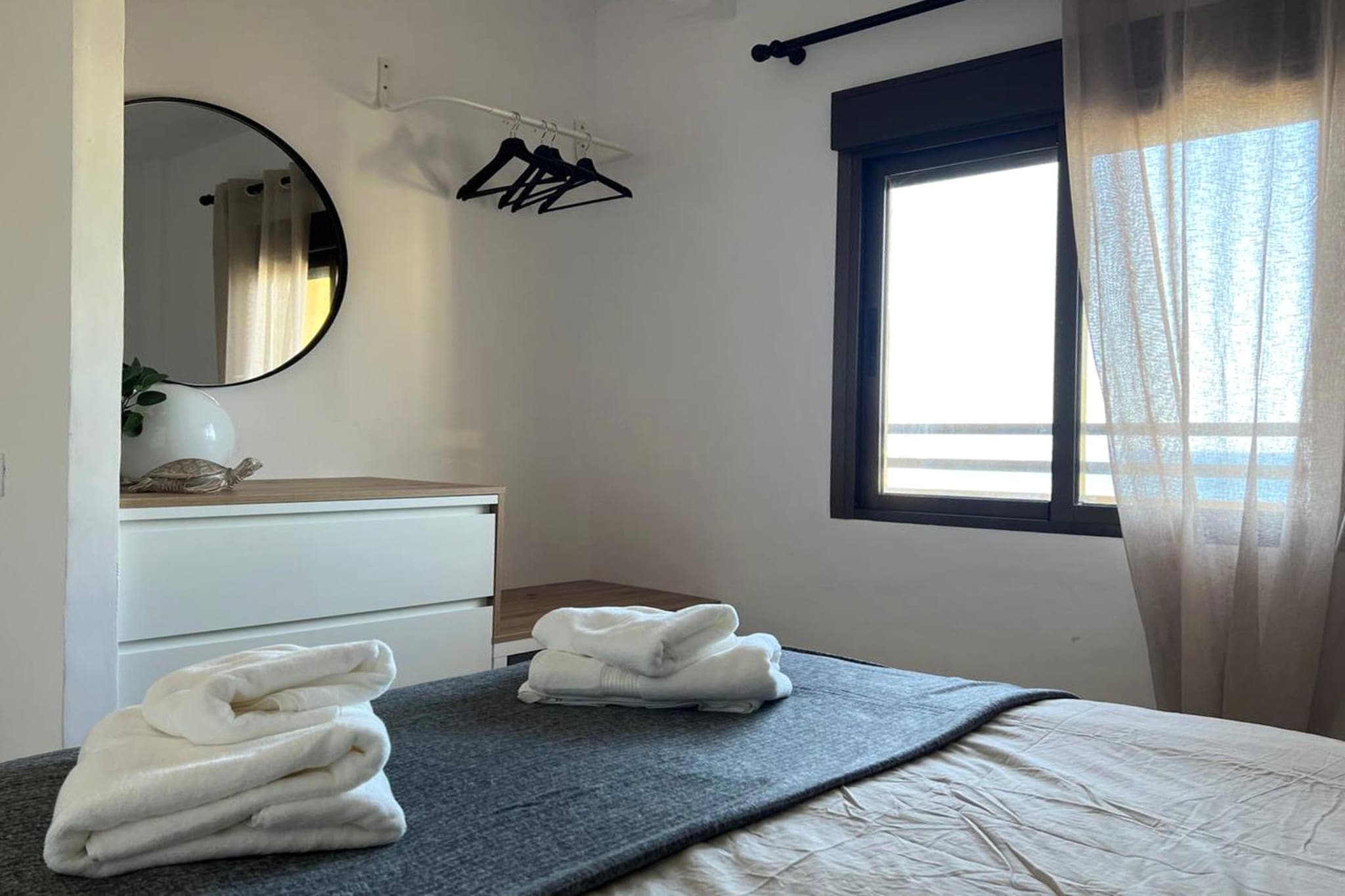 Apartamento con vistas al mar-Slaapkamer