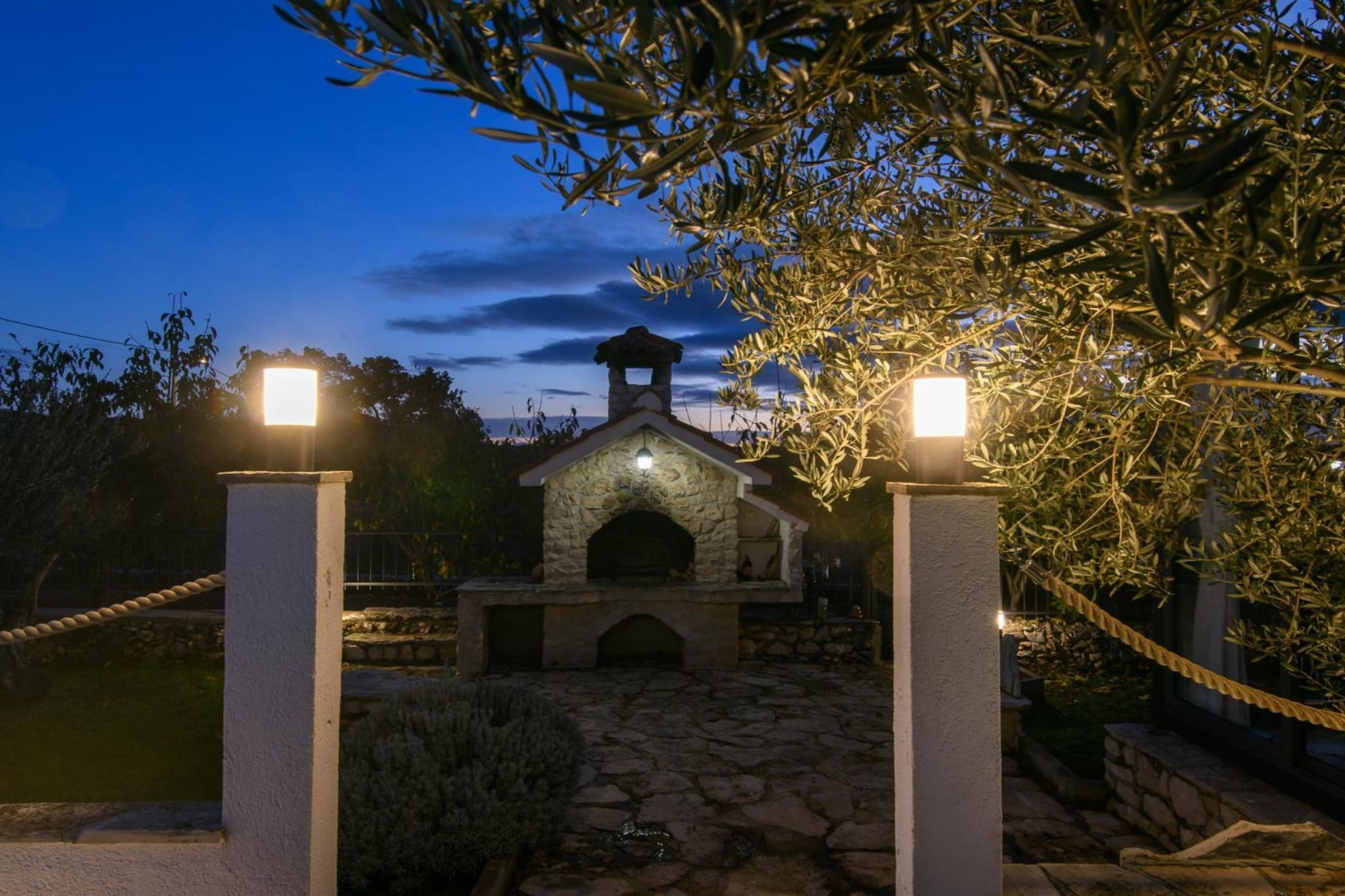 Vila Ive winter spa Podumci-Außenbereich