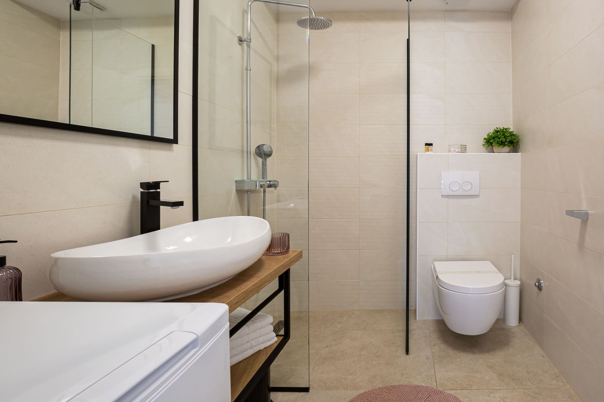 Exclusive Vodice Apartments - Deluxe Two Bedroom Apartment A1-Salle de bain
