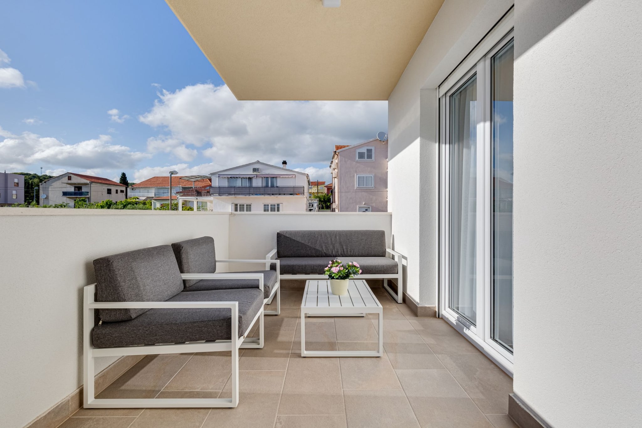Exclusive Vodice Apartments - Superior One Bedroom Apartment with Balcony A2-Salon