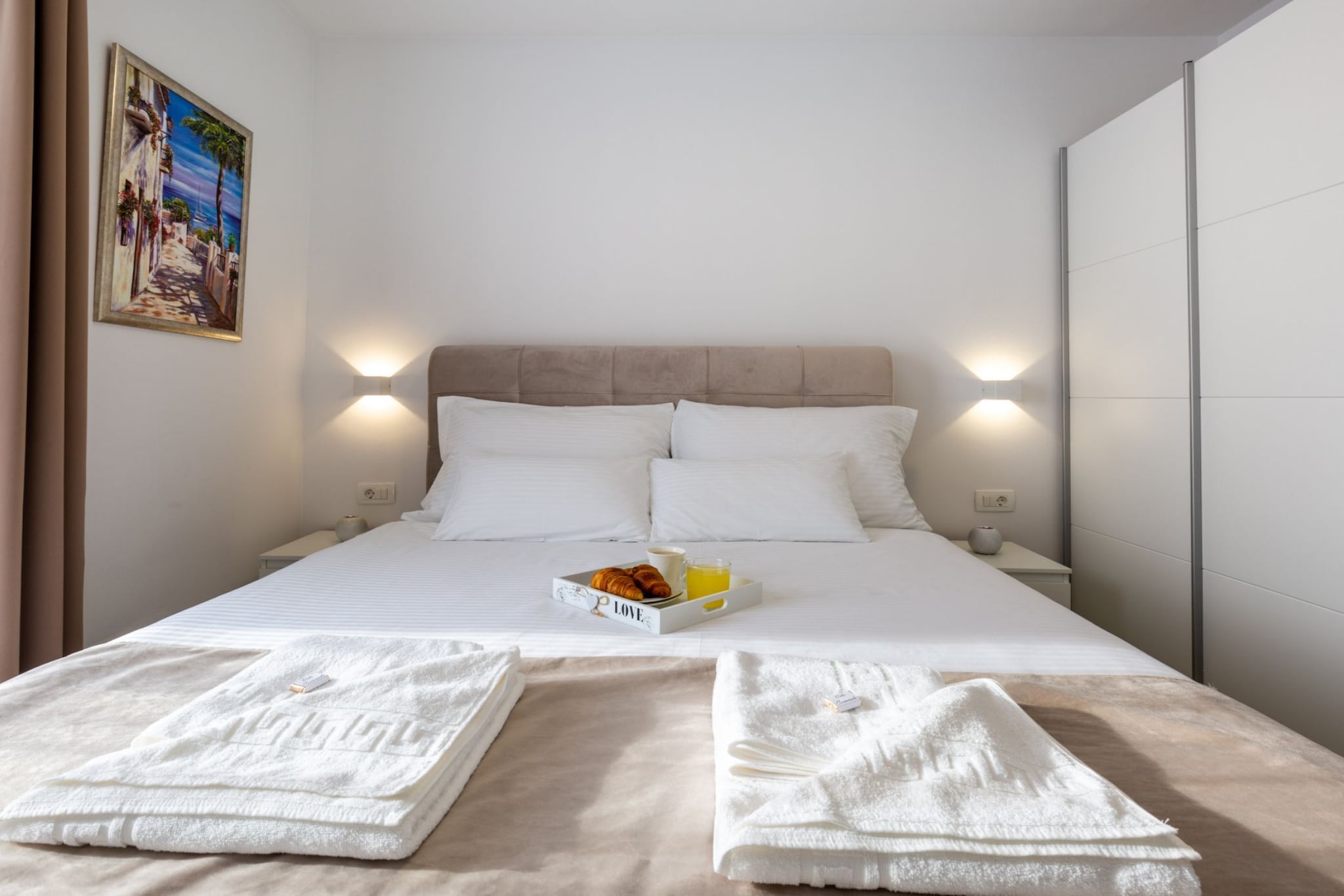 Exclusive Vodice Apartments - Deluxe One Bedroom Apartment A4-Slaapkamer