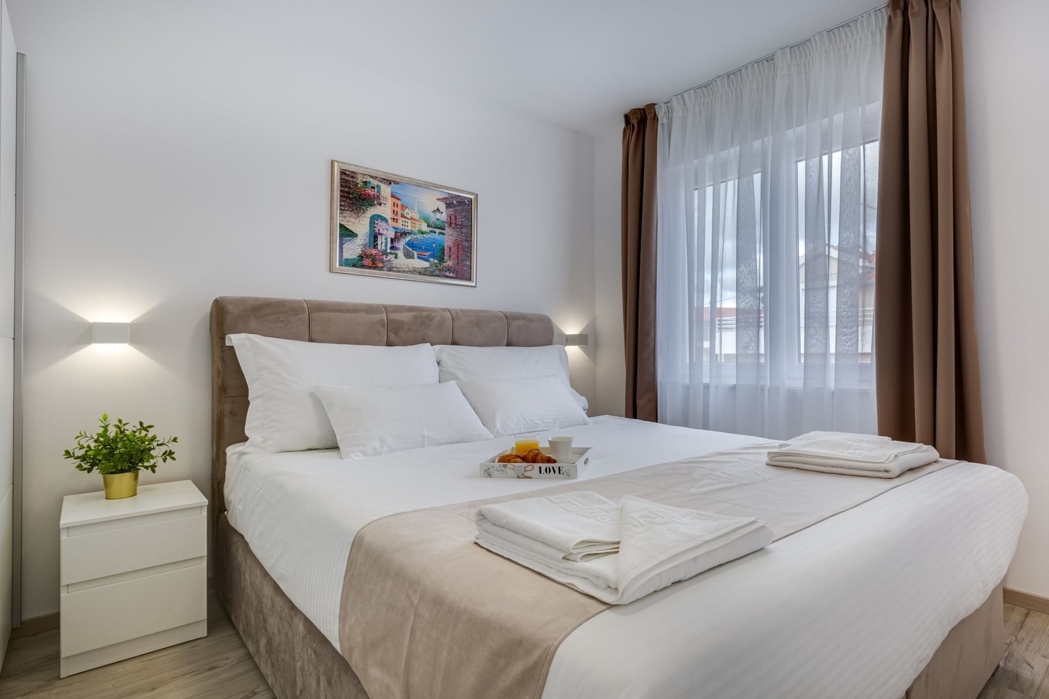 Exclusive Vodice Apartments - Penthouse Apartment A5-Slaapkamer