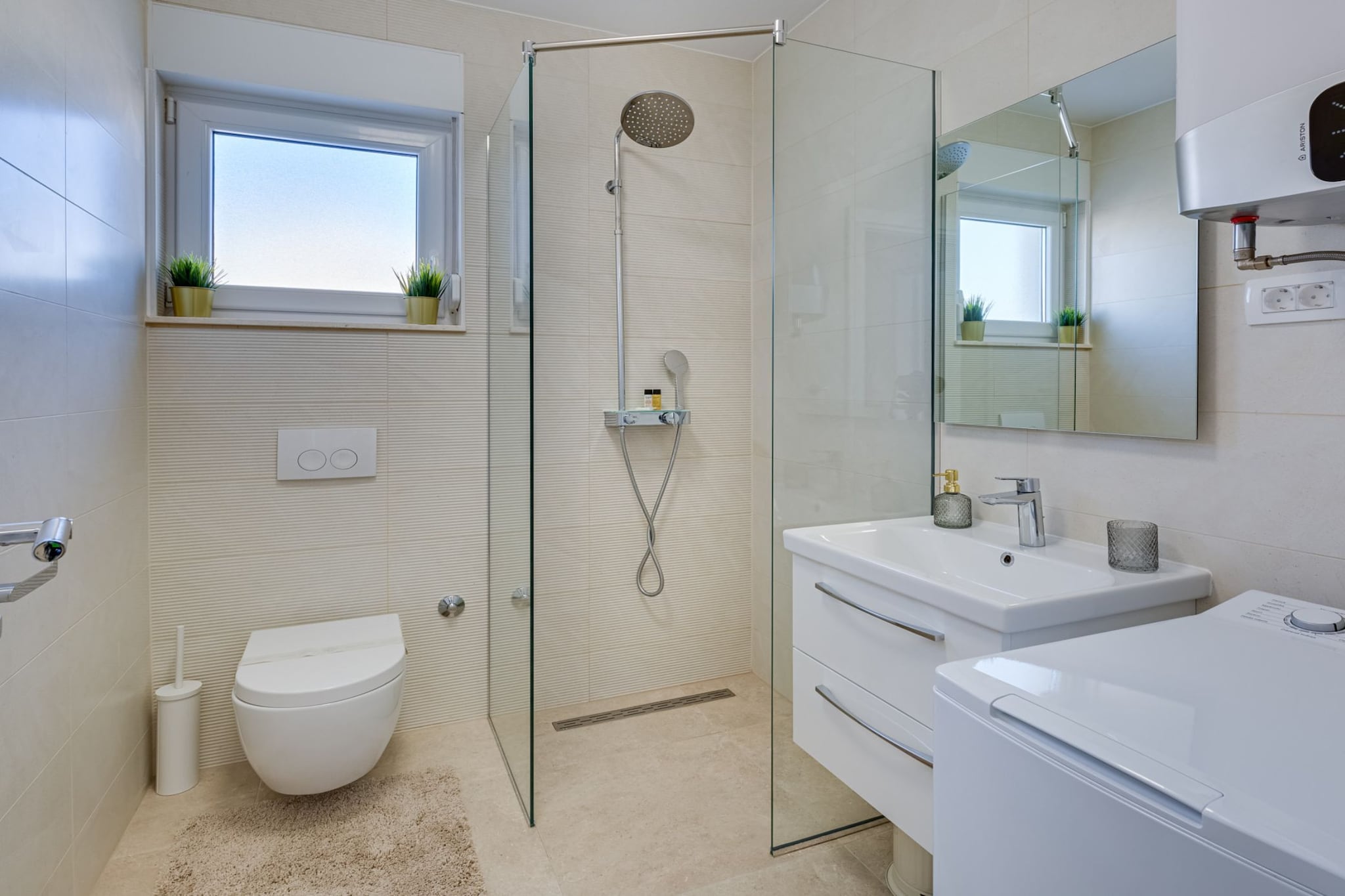 Exclusive Vodice Apartments - Penthouse Apartment A5-Badkamer