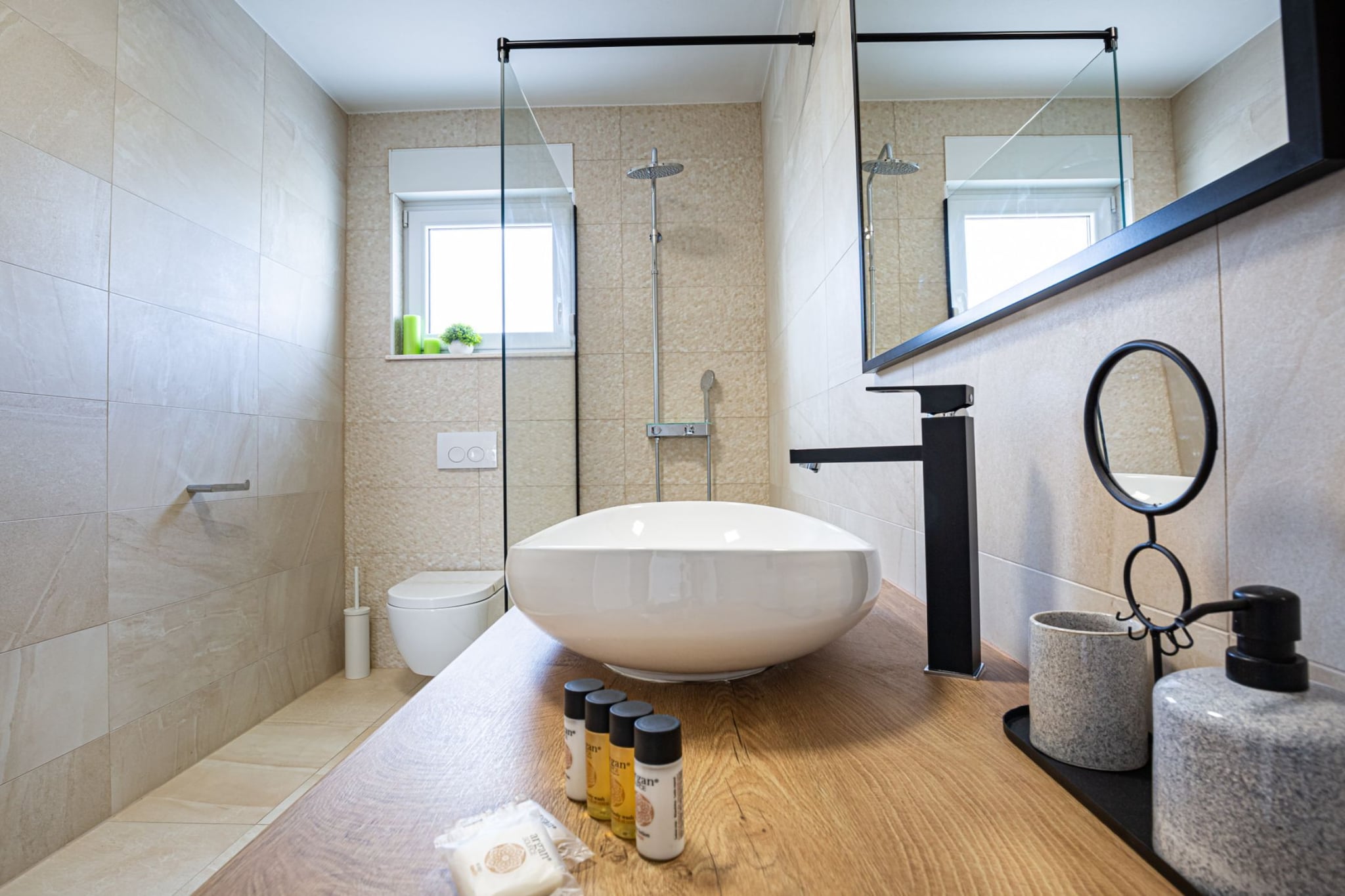 Exclusive Vodice Apartments - Penthouse Apartment with Balcony A6-Badkamer