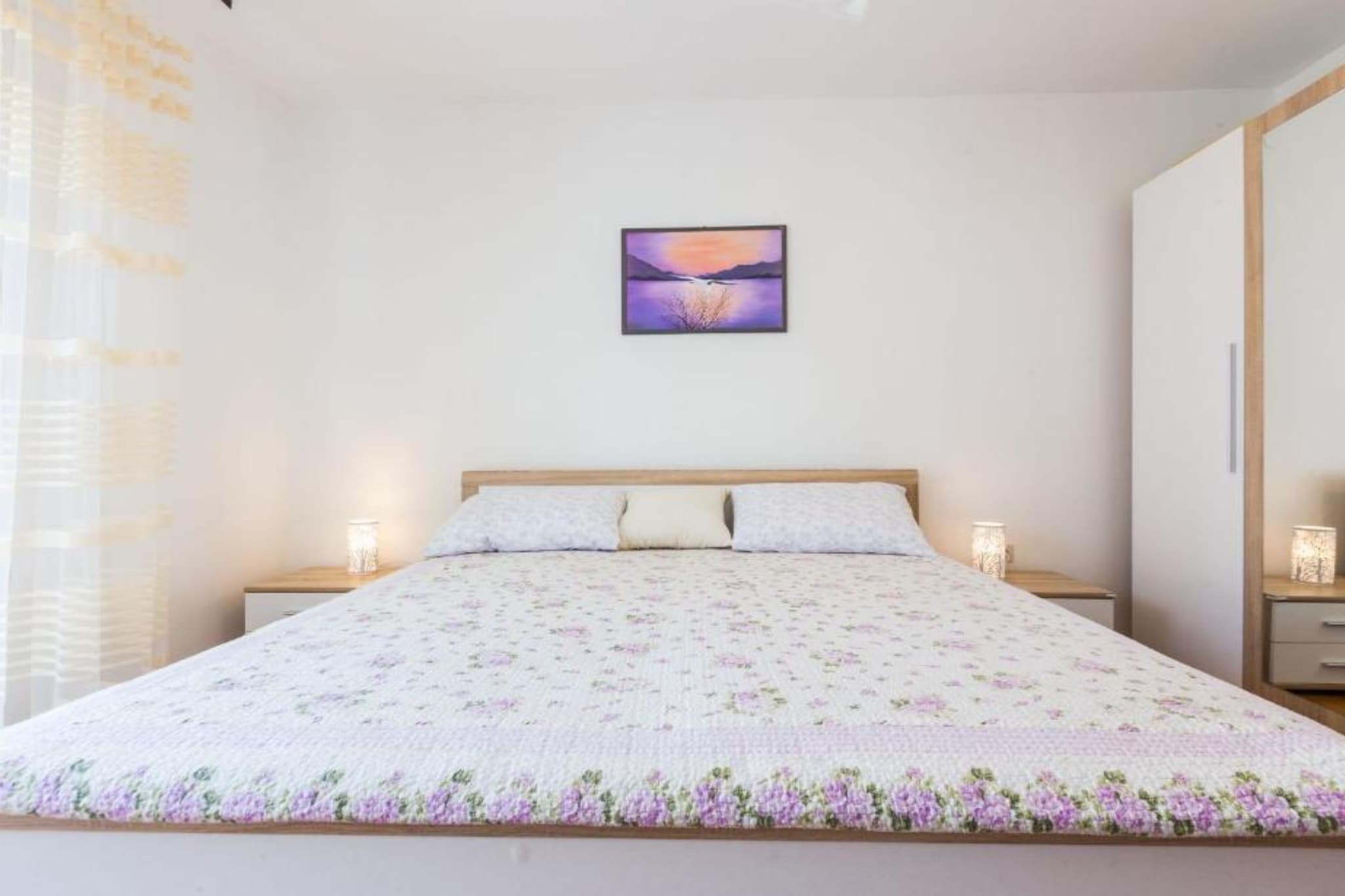 Stylish Two Bedroom Apartment Retreat with Balcony in Zadar Two Bedrooms-Bedroom