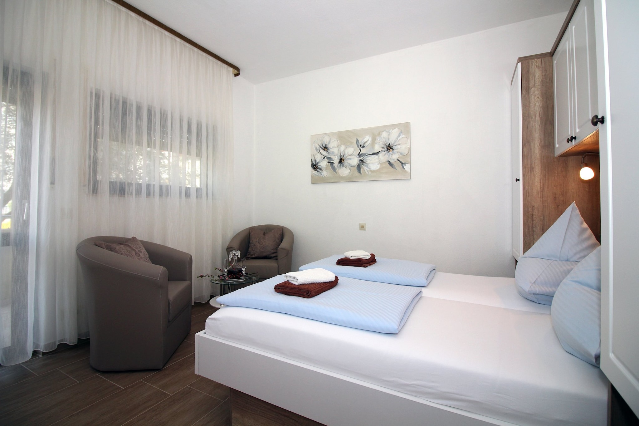 Zadar Coastal Haven - One Bedroom Apartment Ground Floor-Schlafzimmer