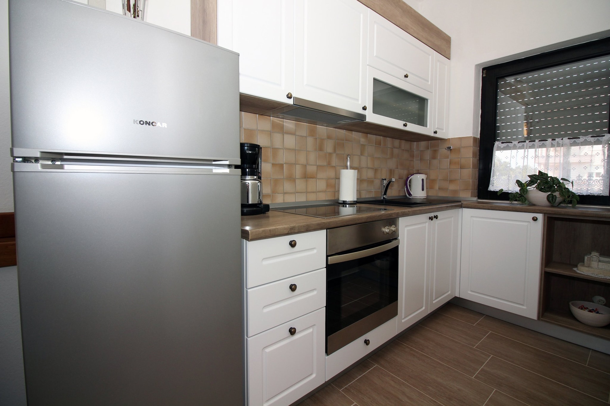Zadar Coastal Haven - One Bedroom Apartment Ground Floor-Küche
