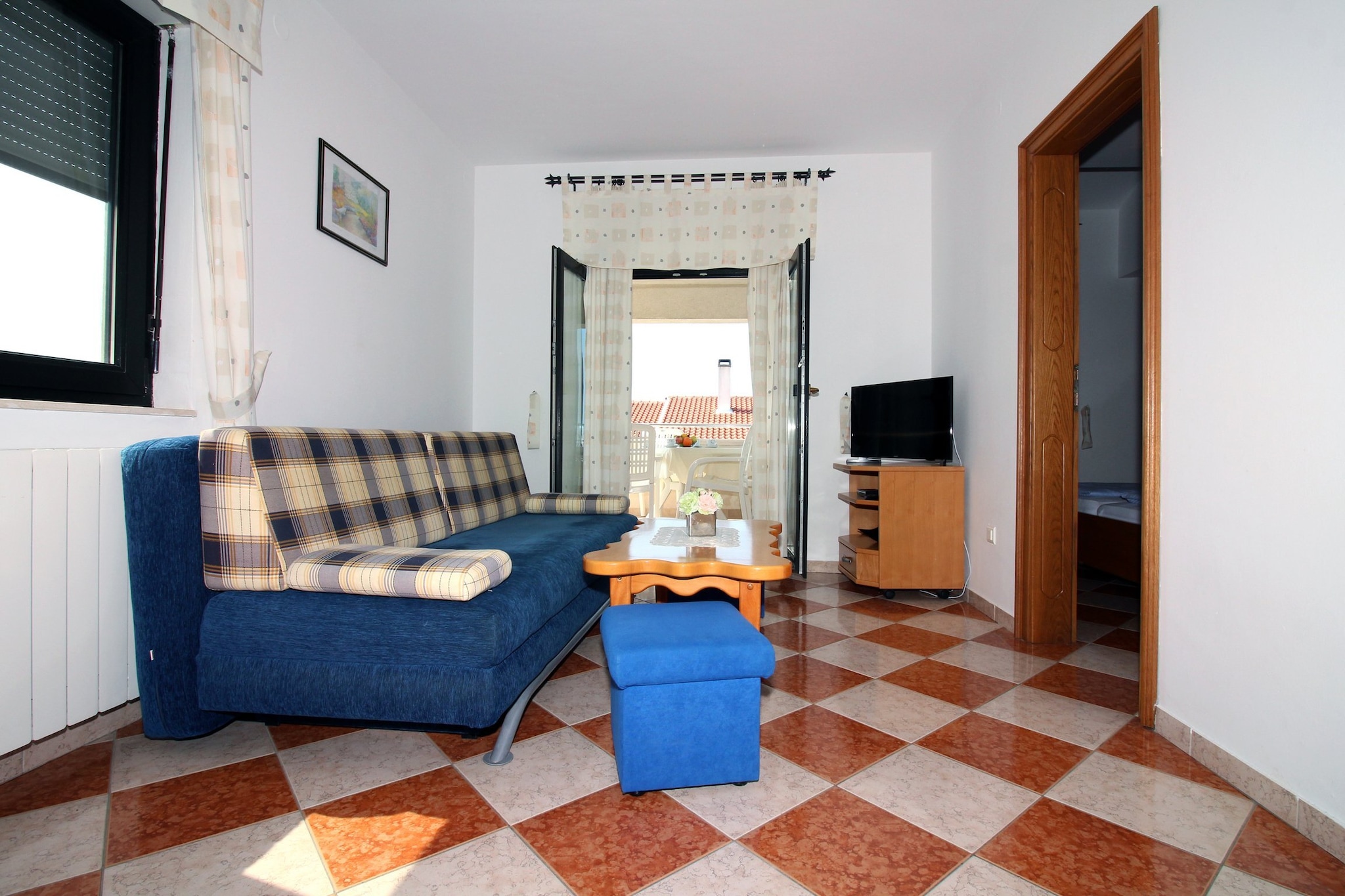 Zadar Coastal Haven - One Bedroom Apartment With Sea View-Wohnzimmer