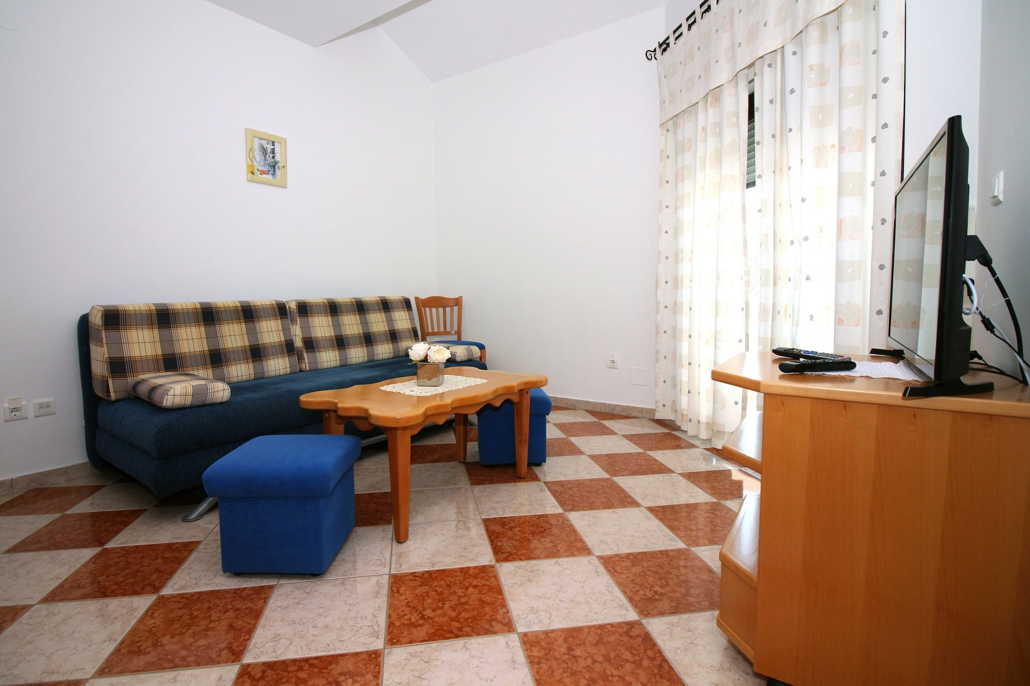 Zadar Coastal Haven - One Bedroom Apartment With Sea View-Wohnzimmer