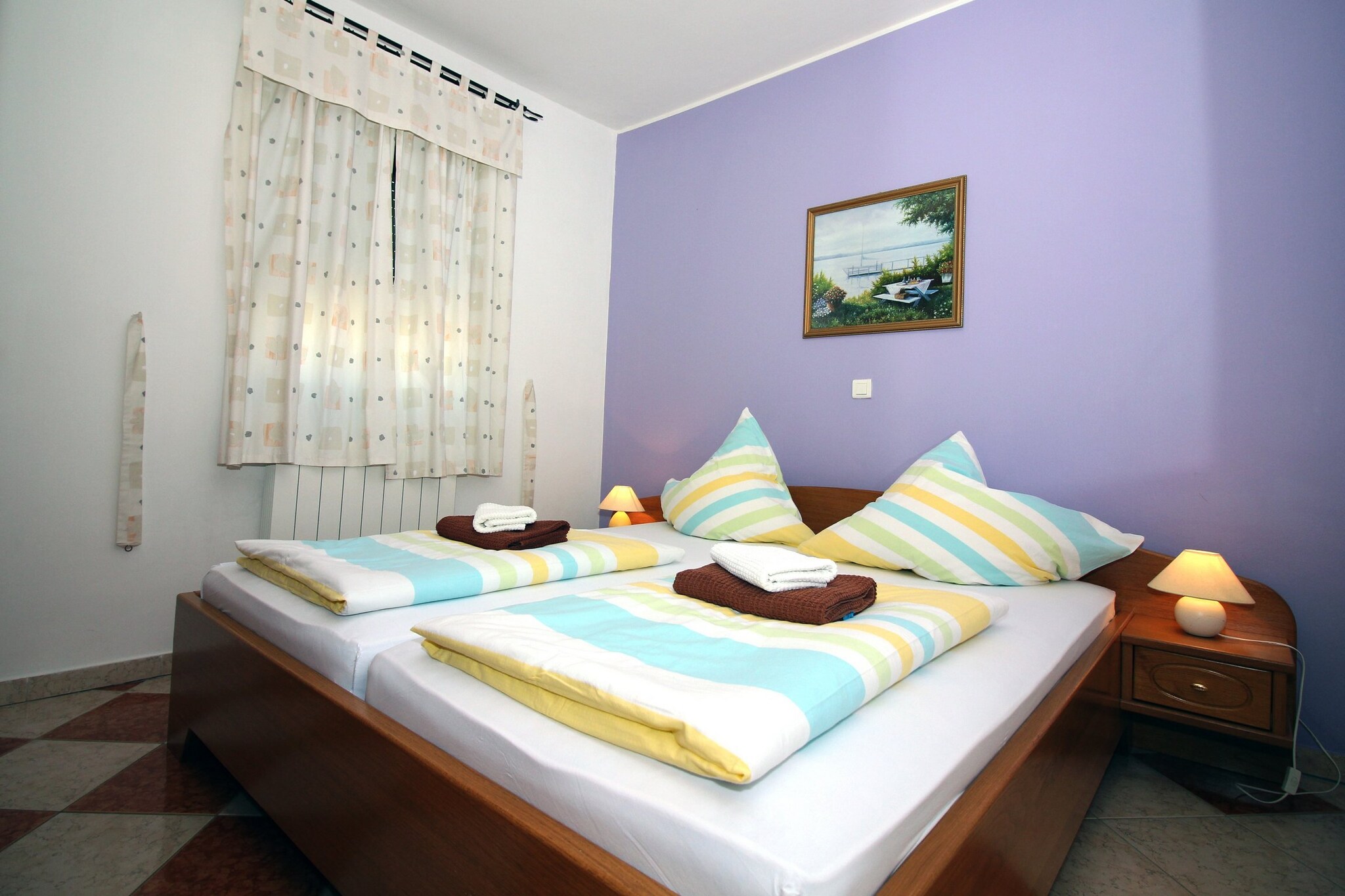 Zadar Coastal Haven - One Bedroom Apartment With Sea View-Schlafzimmer