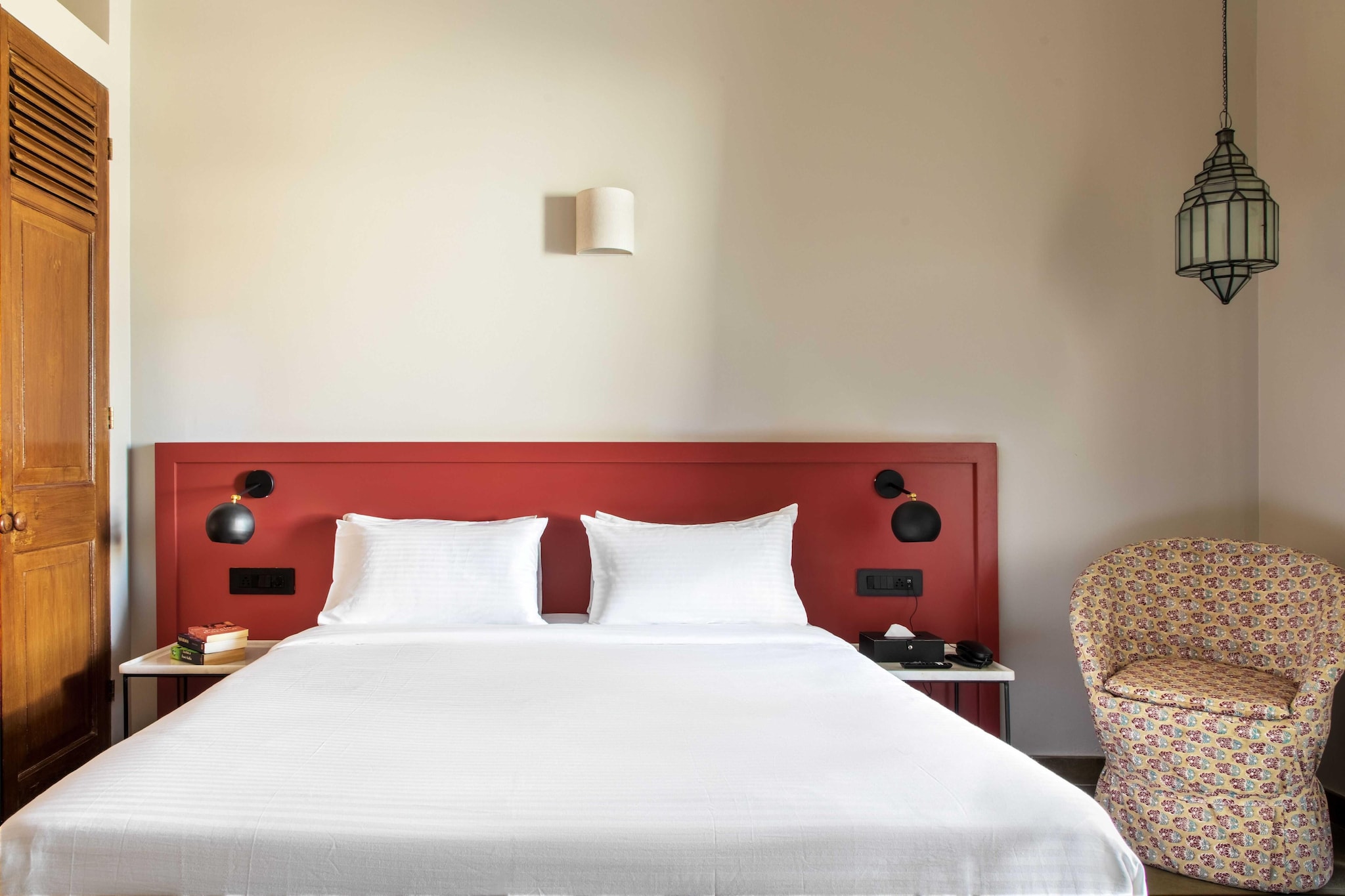 A boutique premium property where history meets indulgence. Nestled in the heart of Jaipur, this regal retreat is your private oasis, blending old-world charm with modern comforts. Whether you're planning a lavish getaway, a family reunion, or an intimate celebration, Heritage Queen Stays by House of Jasol Pink City is designed to offer an unforgettable stay.
Unmarried couples are warmly welcome at this property.
Guests with local ID proof are warmly welcome.
Apologies, but we are currently unable to host foreign nationals at this property.
Early Check-In Policy: A full day’s room rate will be charged for check-ins before 6:00 AM. Complimentary early check-in is available between 6:00 AM and 10:00 AM, subject to room availability.
Check-in is only available to guests aged 18 and above. Please provide a government-issued ID to confirm your age.