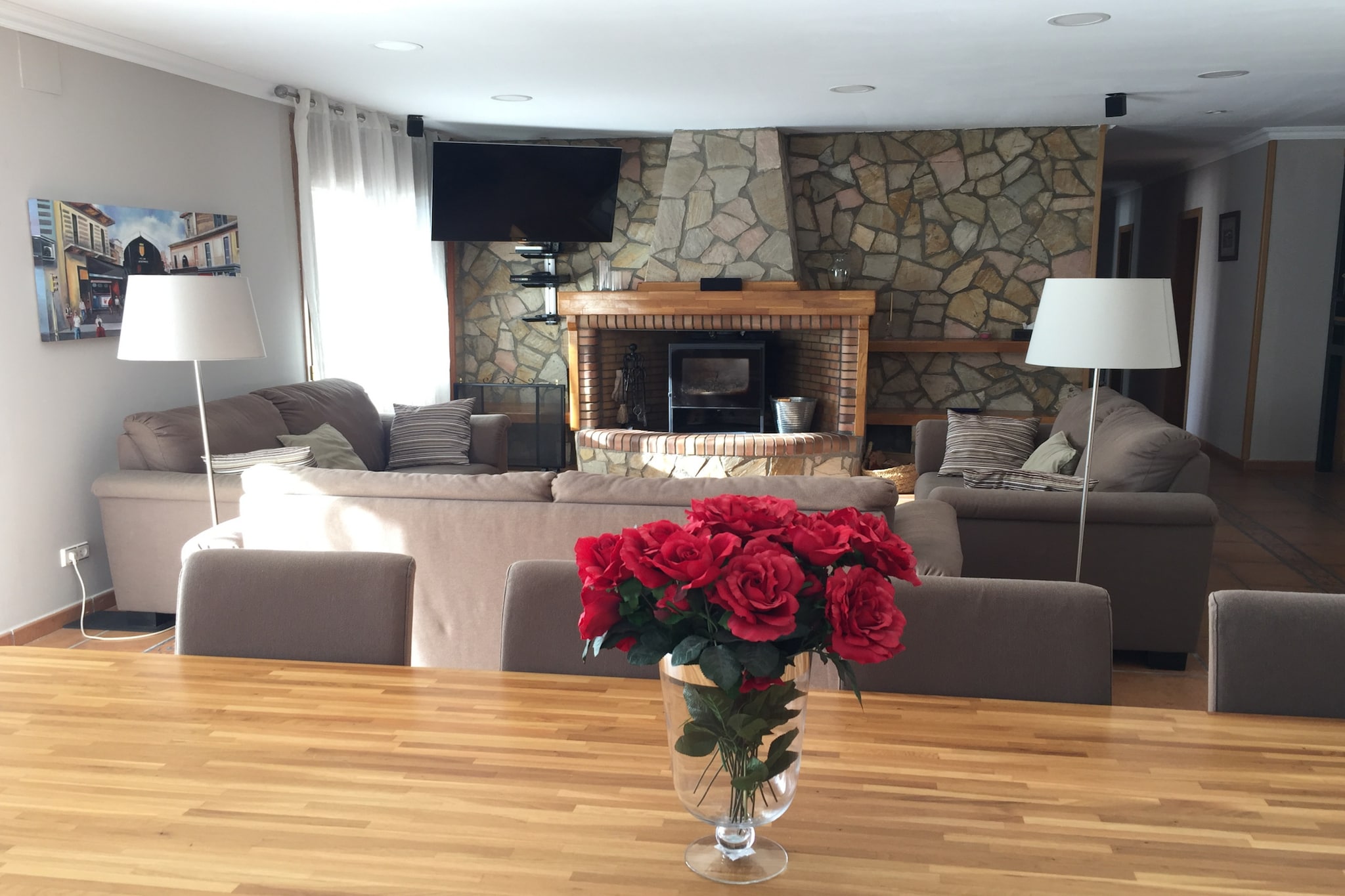 Vivalidays Villa Kiros-Wohnzimmer