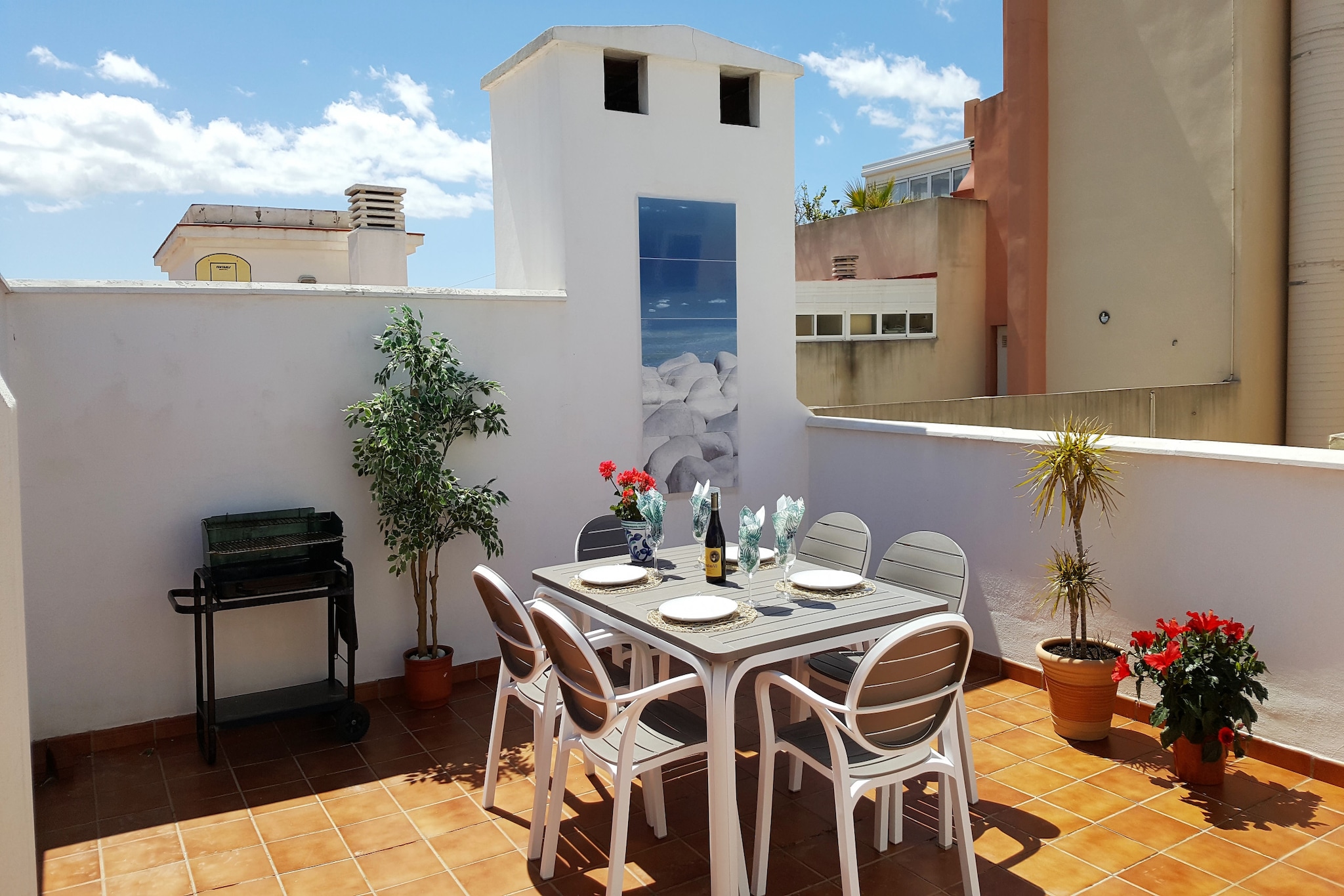 Penthouse Clavero by Casasol-Terrasse