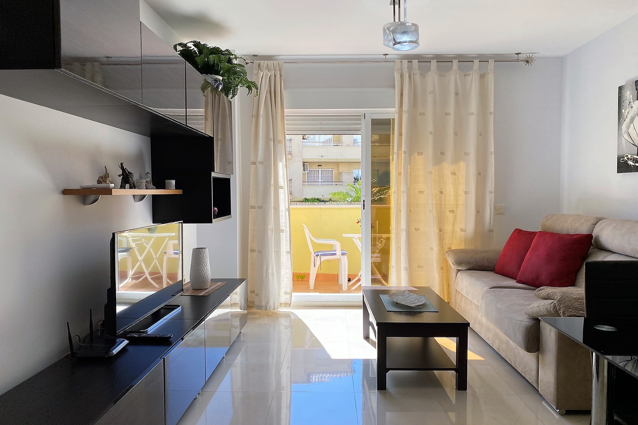 Triton Urban Apartment by Casasol-Living room