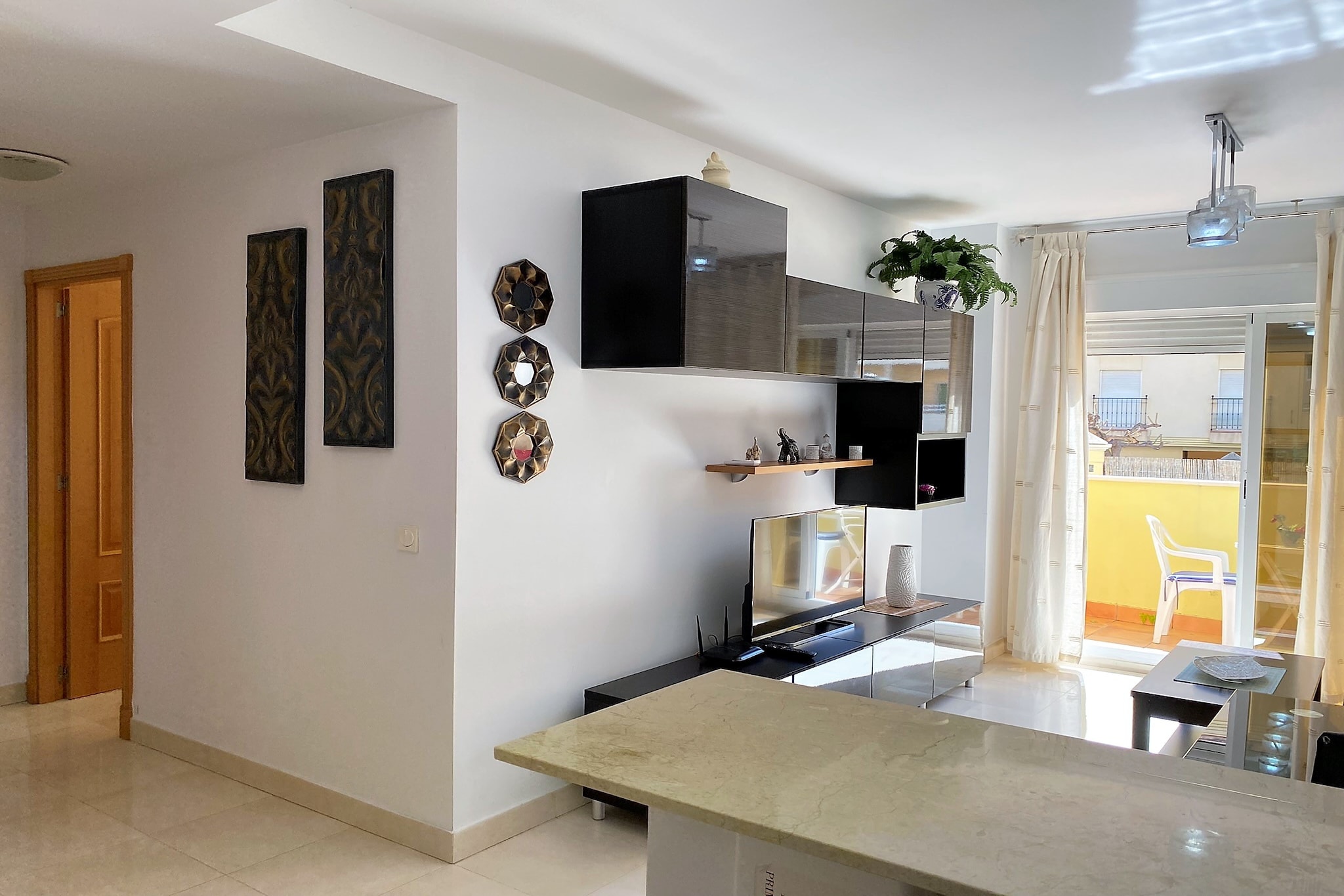 Triton Urban Apartment by Casasol-Living room
