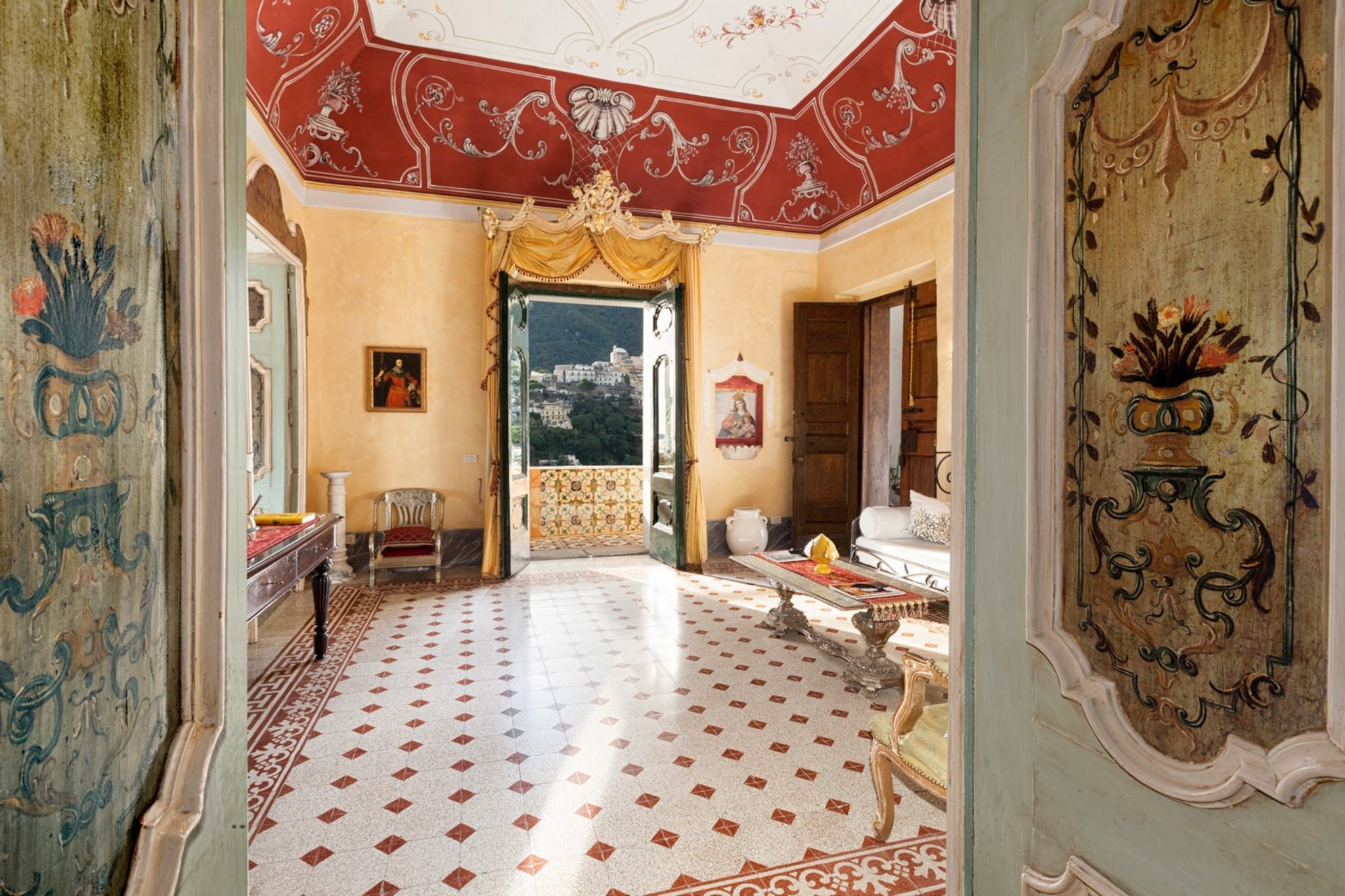 Palazzo Crocione-Living room
