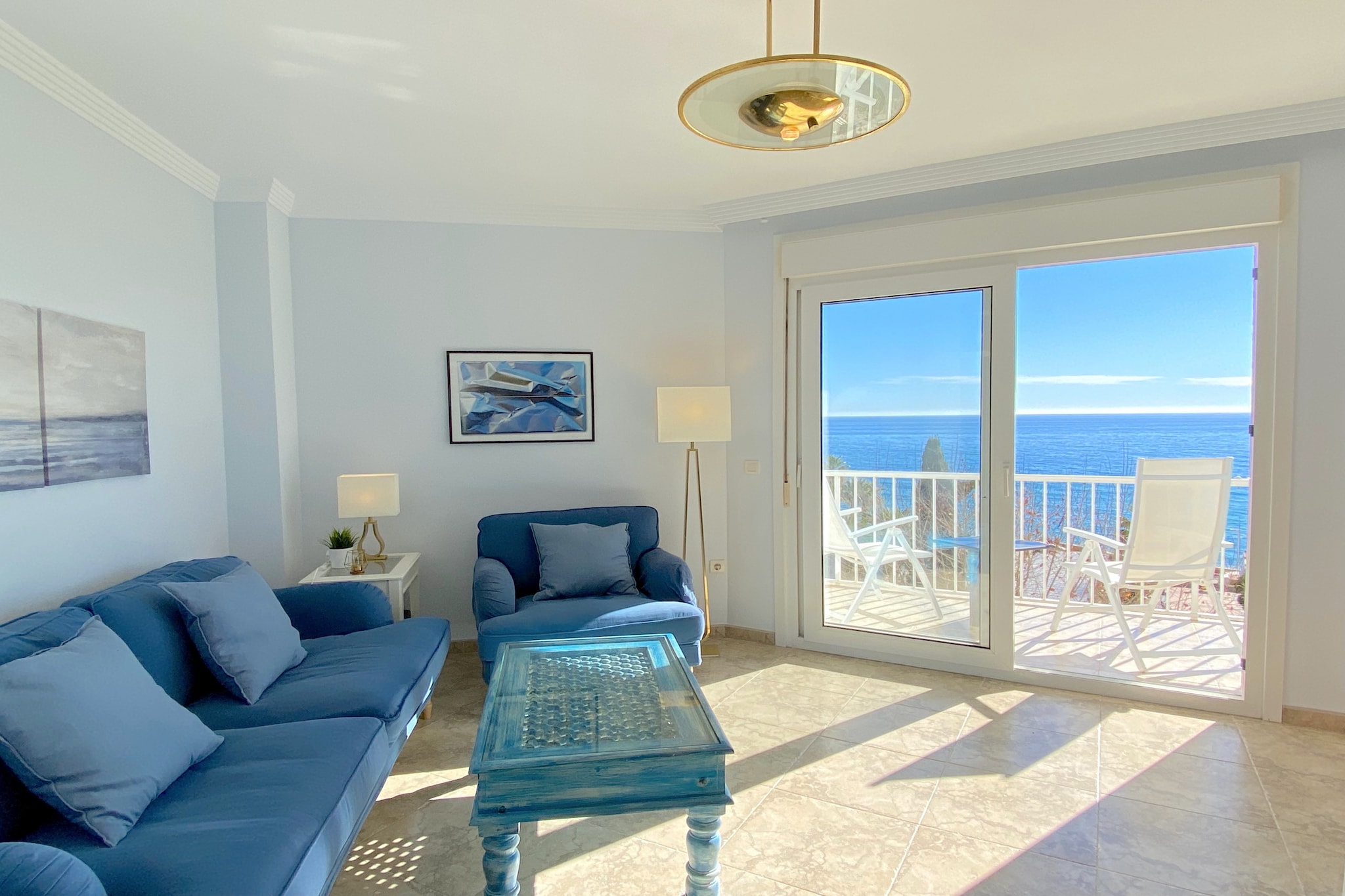Delfin 3º3 Seaview by Casasol-Wohnzimmer