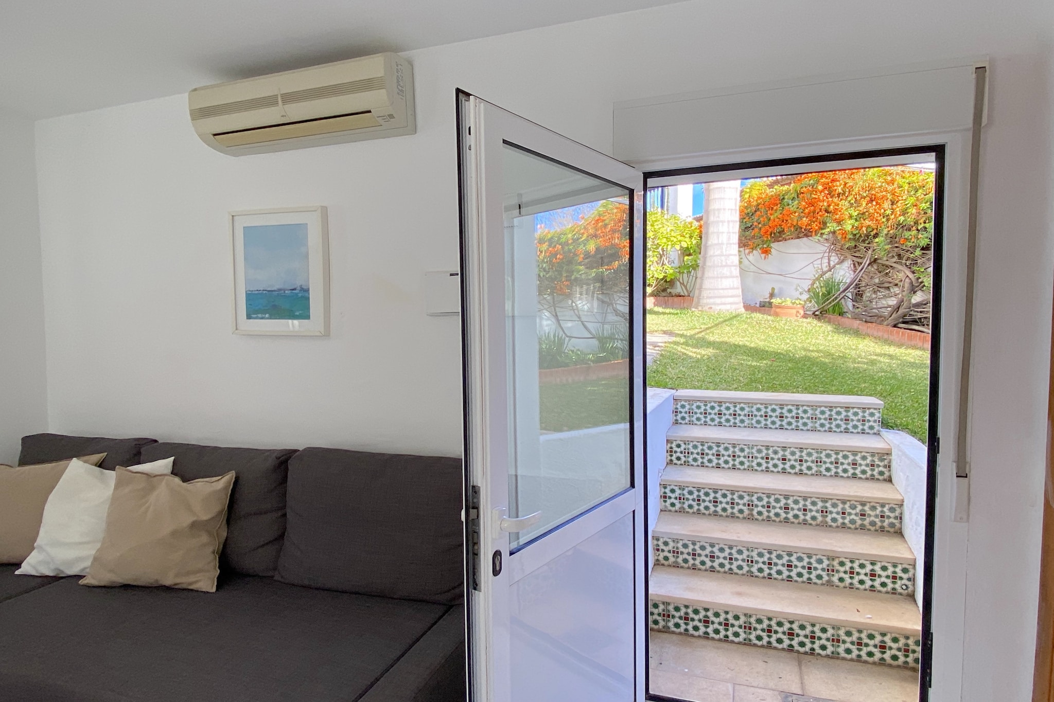Villa Sandra Al Fresco Apartment by Casasol-Living room
