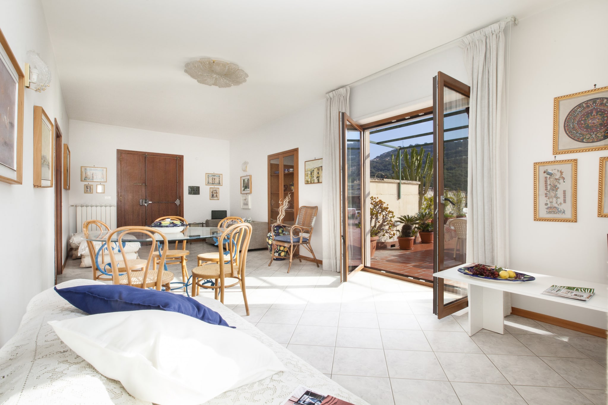 Casa Miramare-Woonkamer