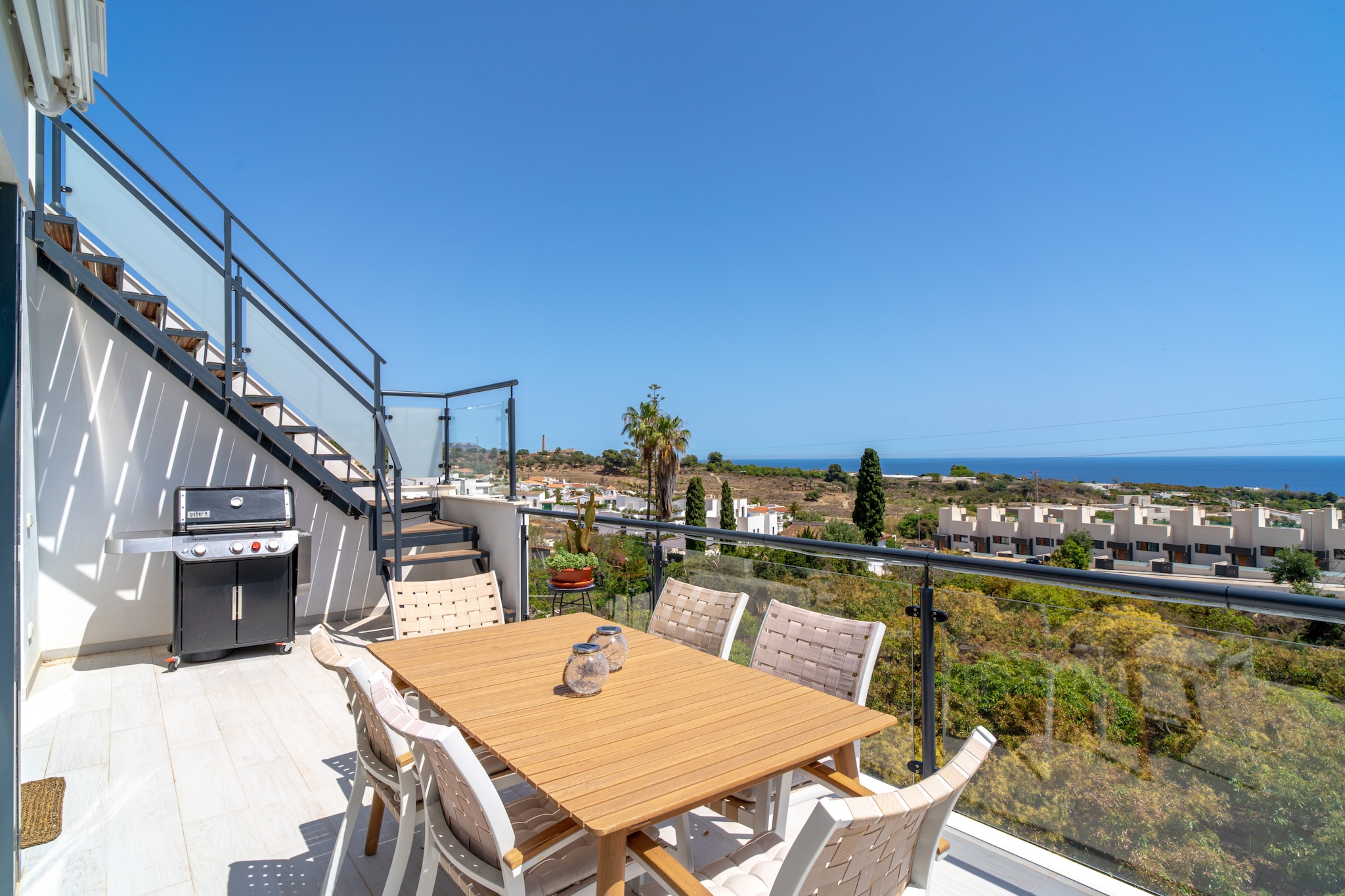 Villa Luxuria Private Pool by Casasol-Terrassenbalkon