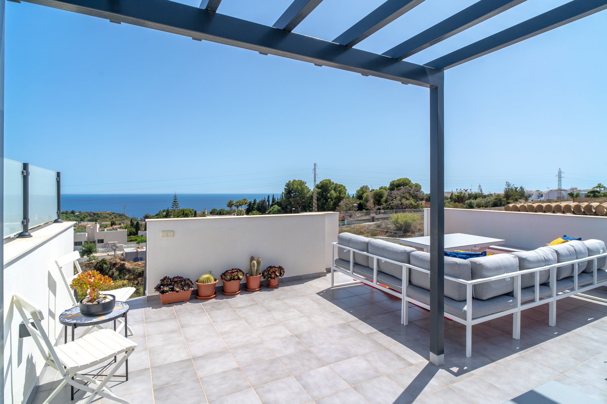 Villa Luxuria Private Pool by Casasol-Terrassenbalkon