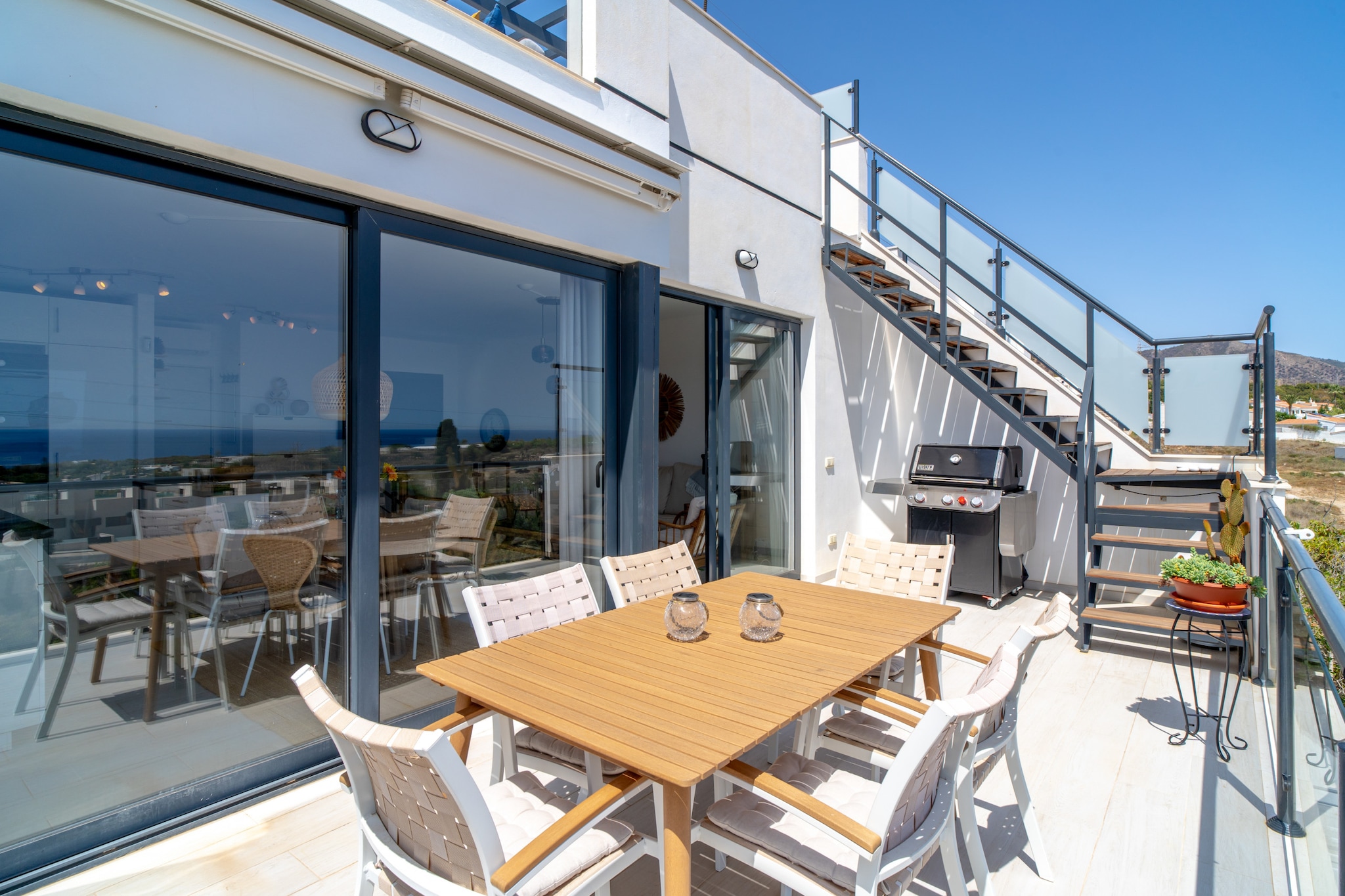 Villa Luxuria Private Pool by Casasol-Terrassenbalkon