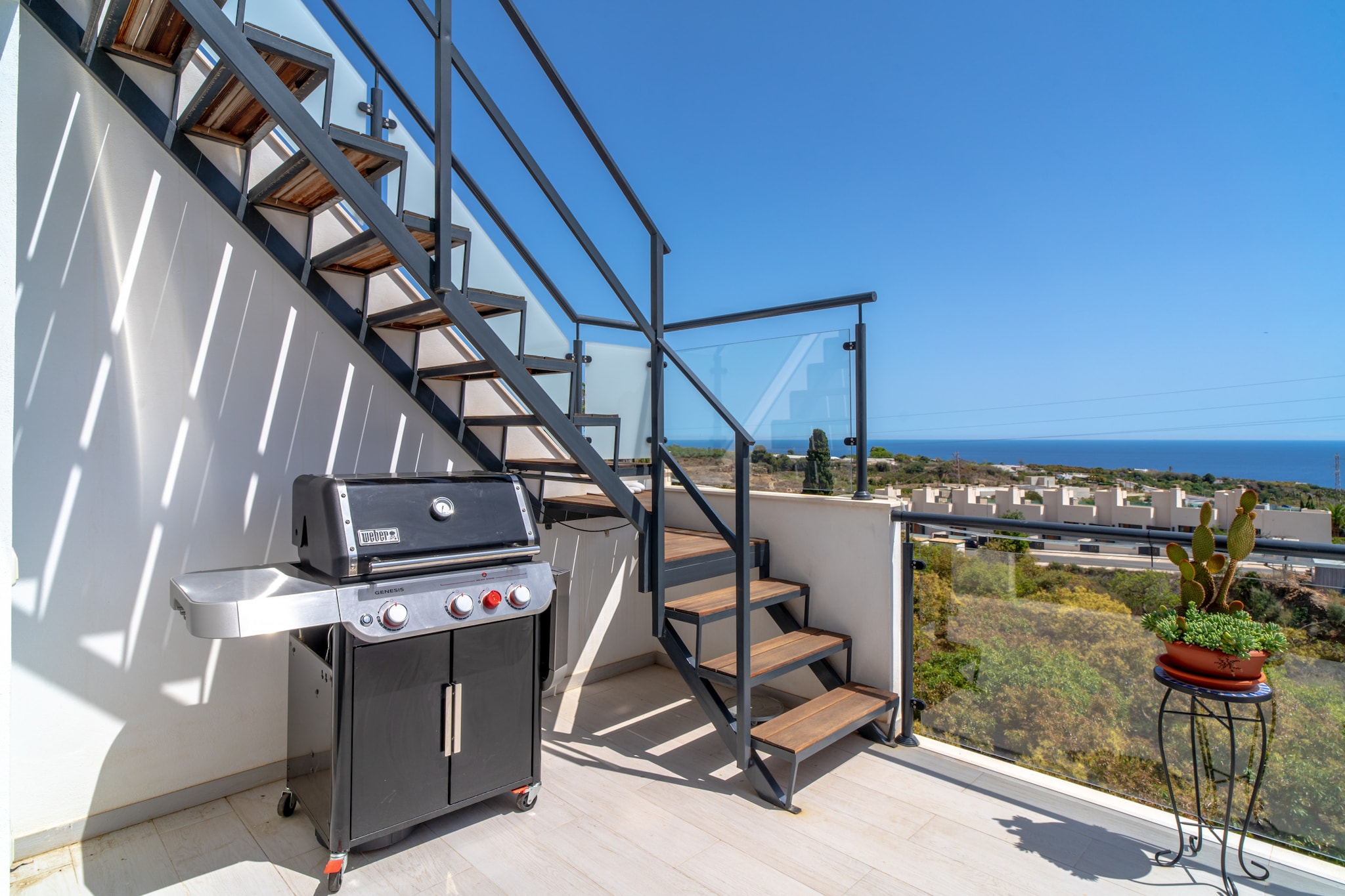 Villa Luxuria Private Pool by Casasol-Terrassenbalkon