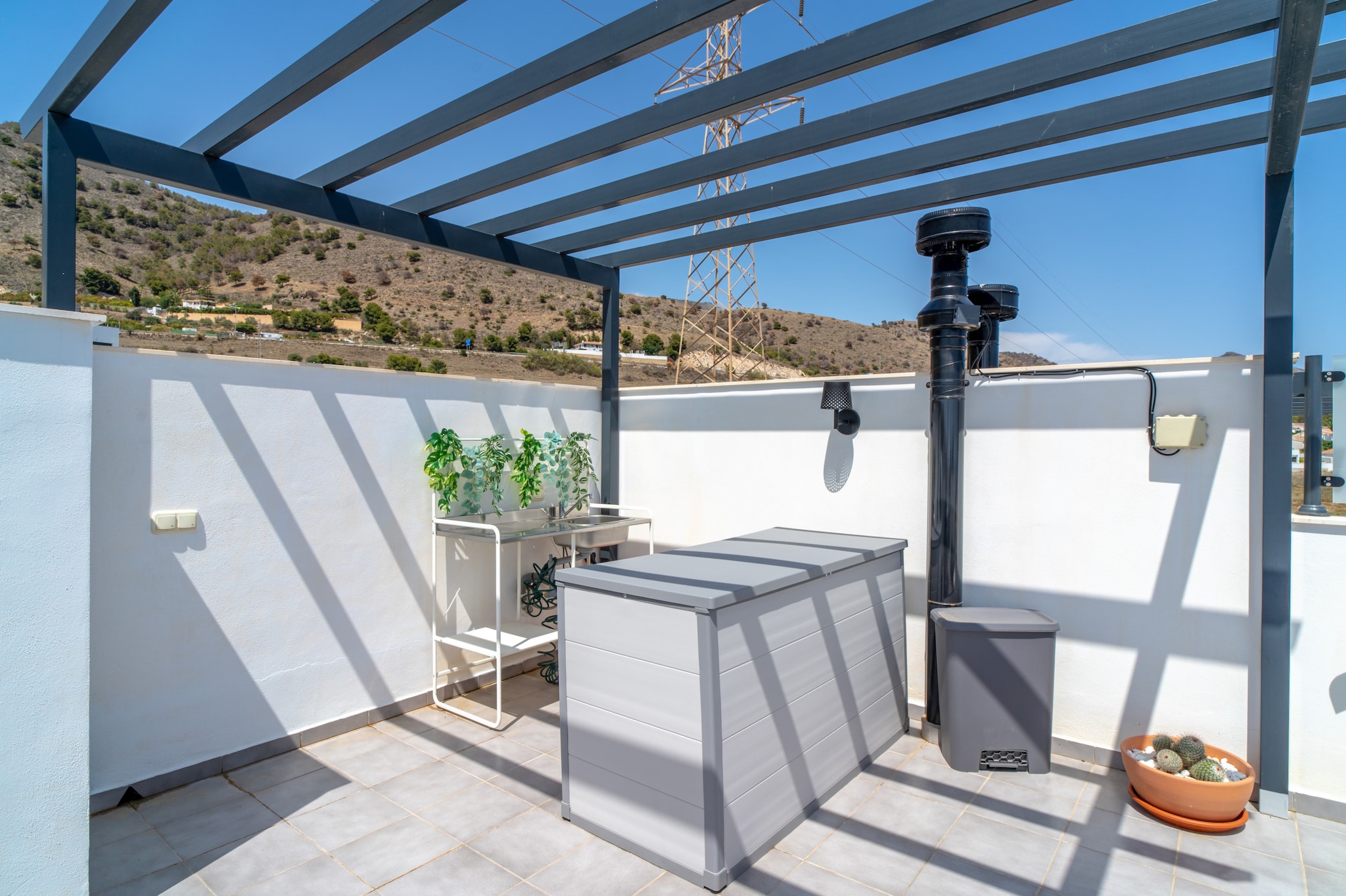 Villa Luxuria Private Pool by Casasol-Terrassenbalkon