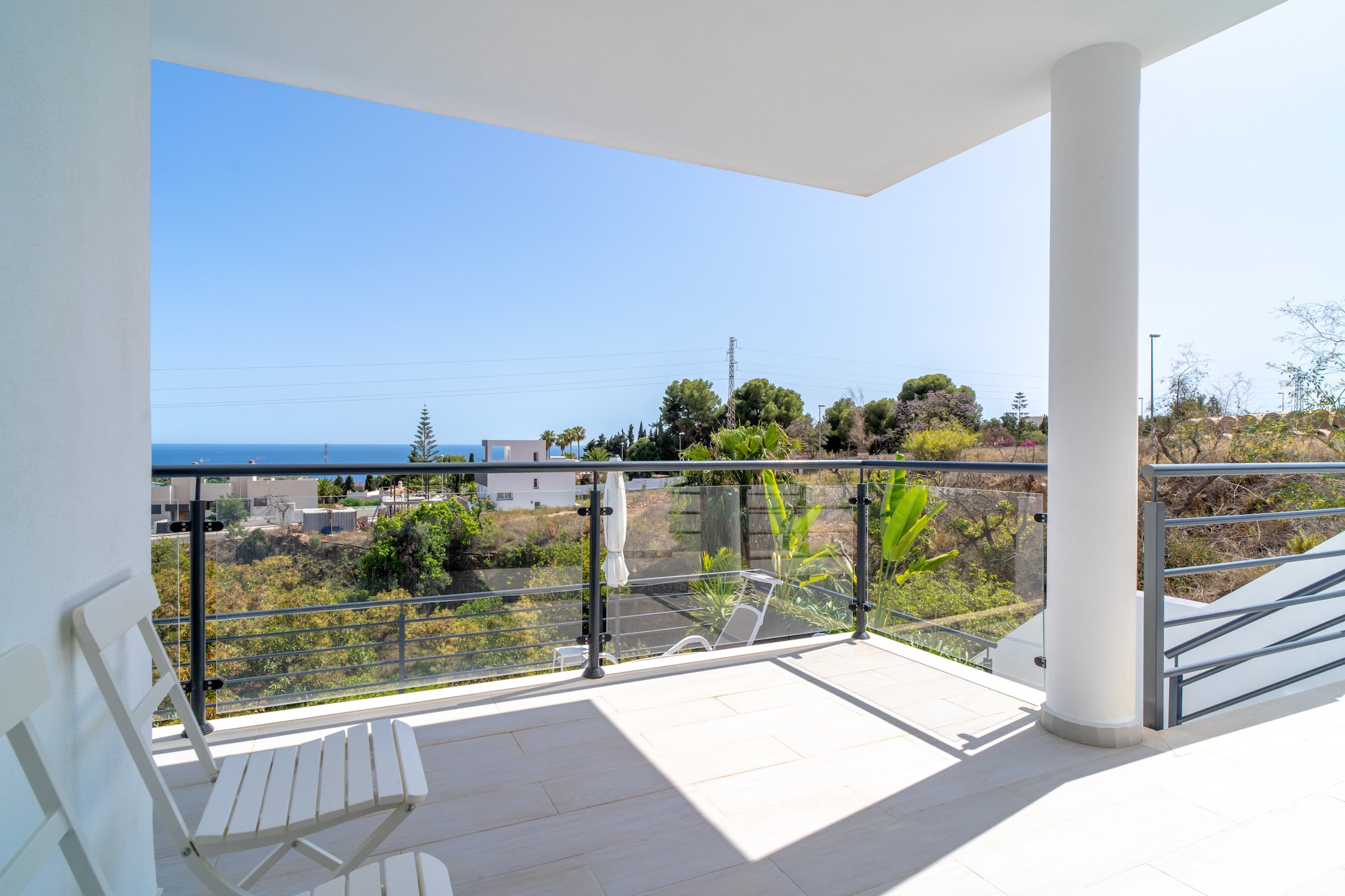 Villa Luxuria Private Pool by Casasol-Terrassenbalkon