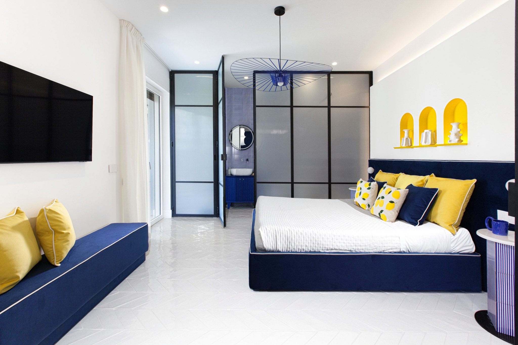 Casa Mama lemon-Slaapkamer