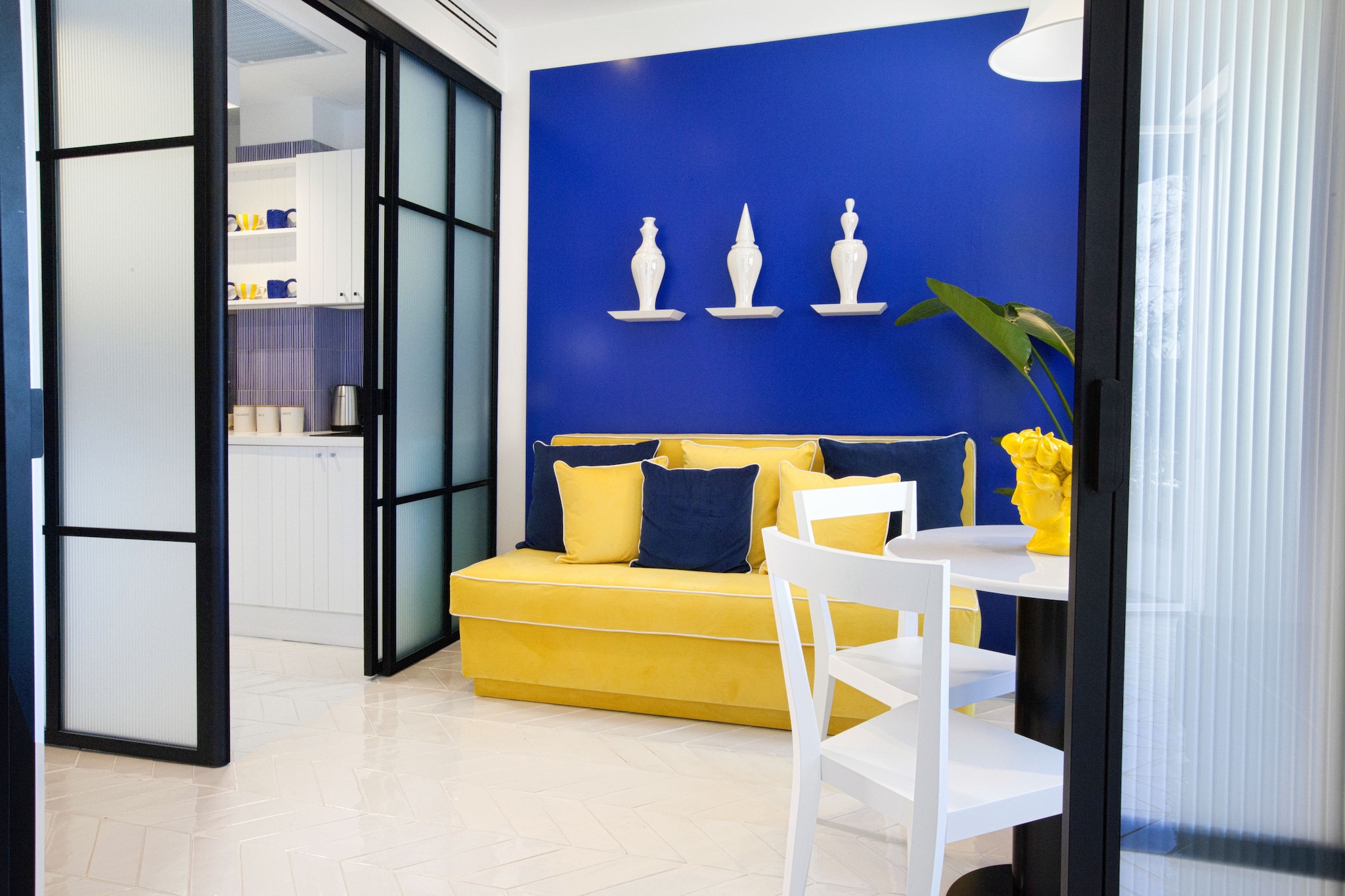 Casa Mama lemon-Woonkamer
