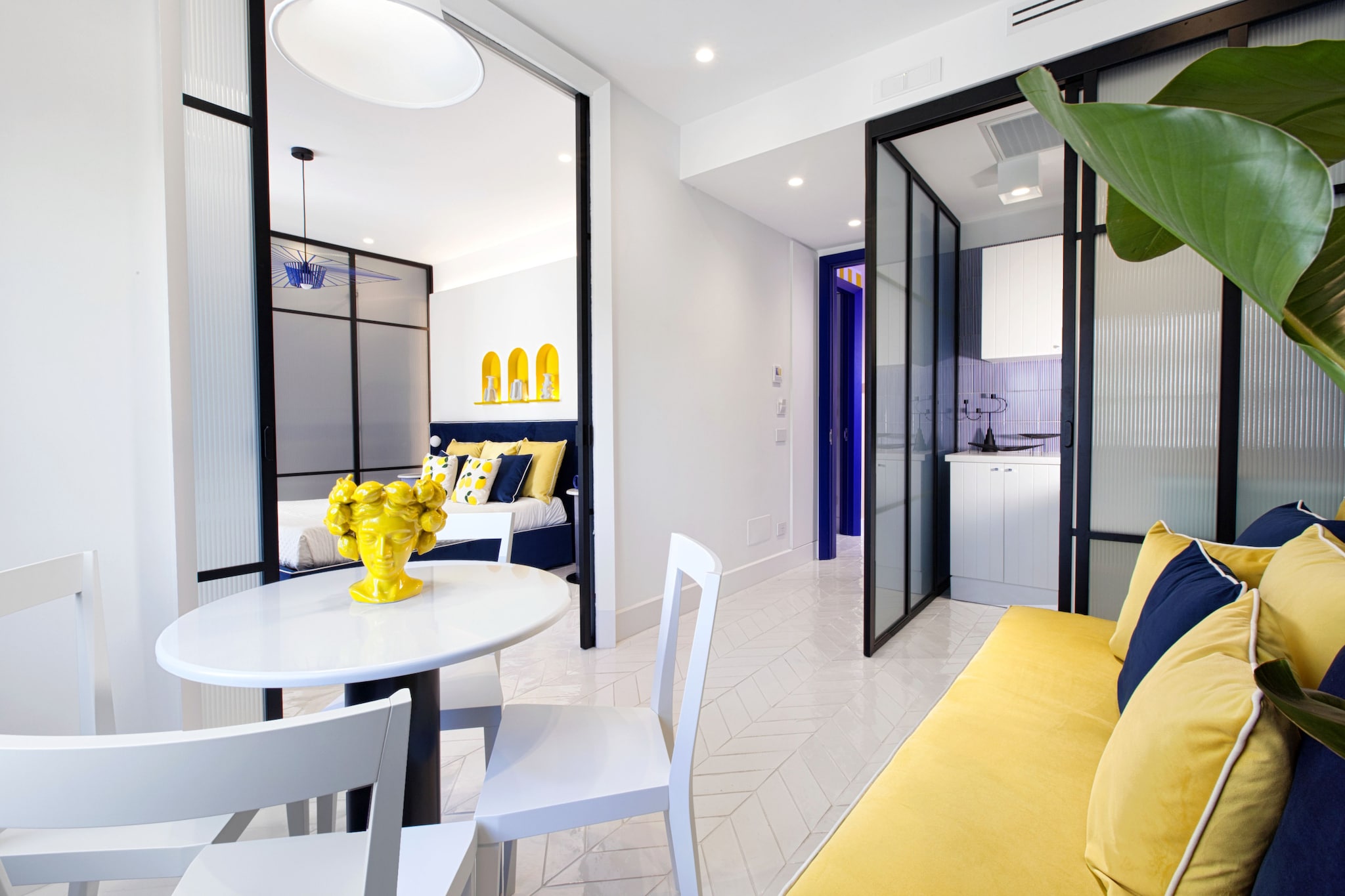 Casa Mama lemon-Woonkamer