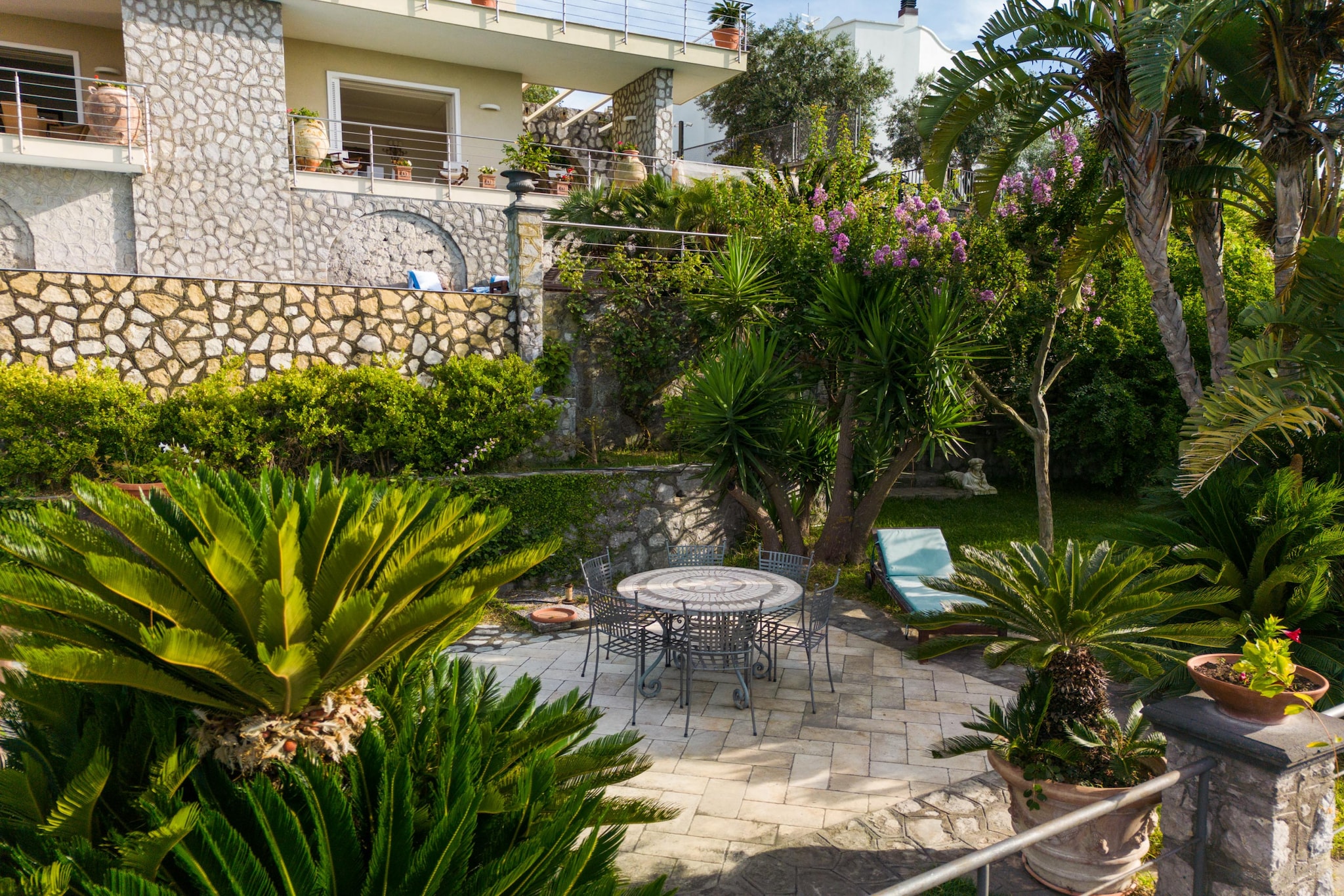 Villa Maria Rosaria-Tuinen zomer