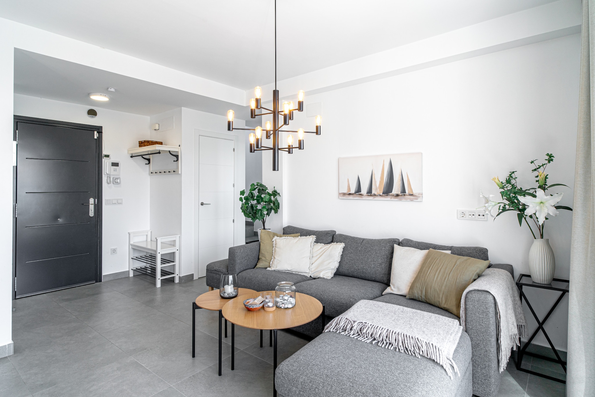 Penthouse Balcon del Mar Deluxe 1 by Casasol-Wohnzimmer