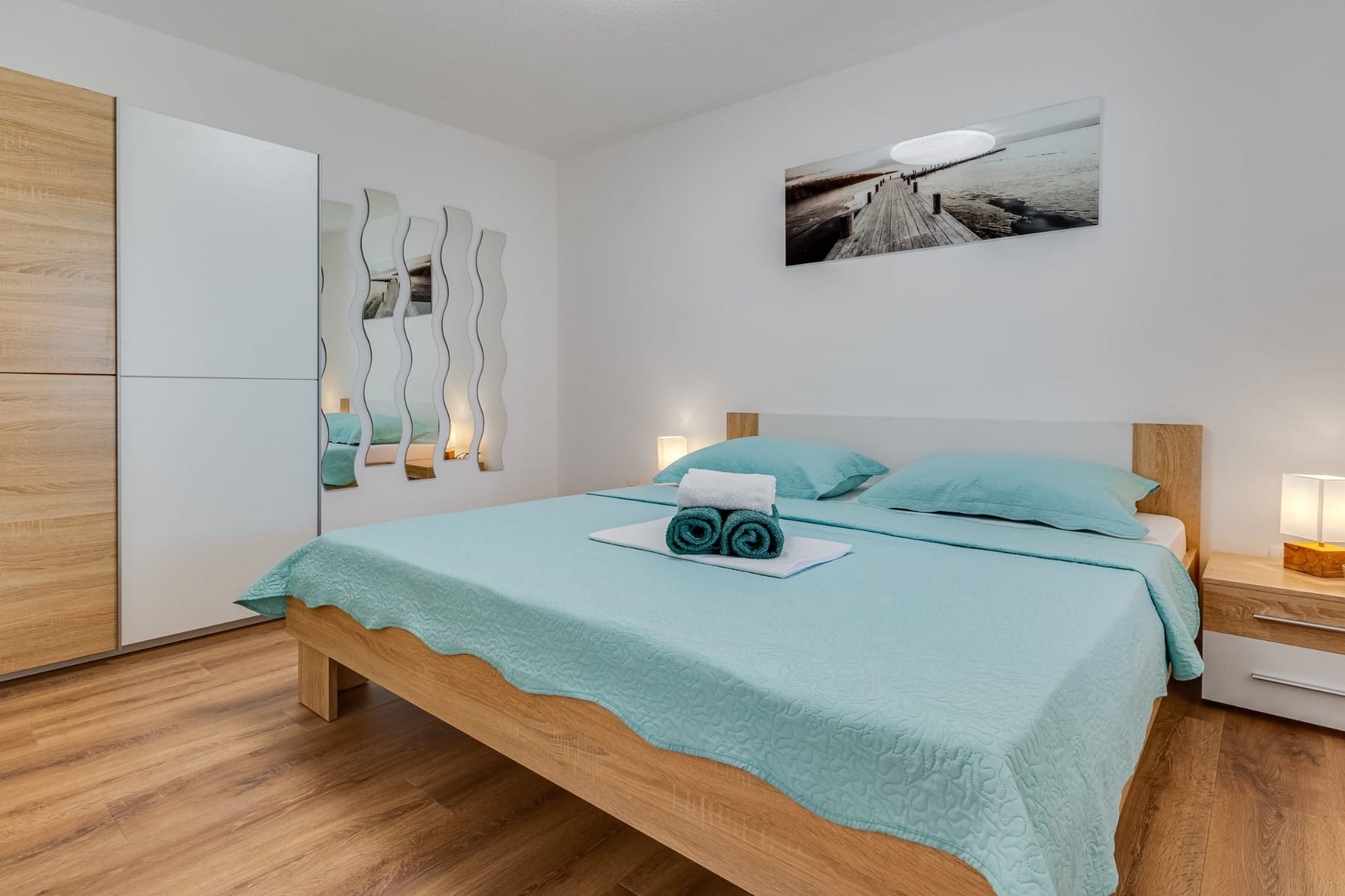 Apartments Rina - one bedroom apartment A1-Slaapkamer
