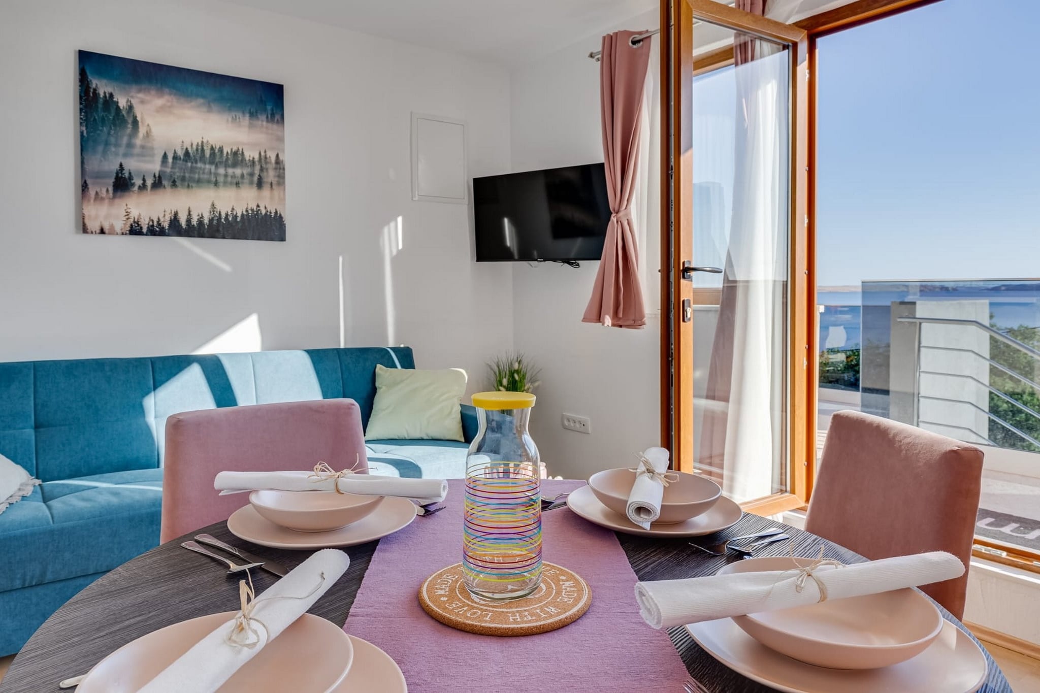 Apartments Rina - one bedroom apartment A2-Eetkamer
