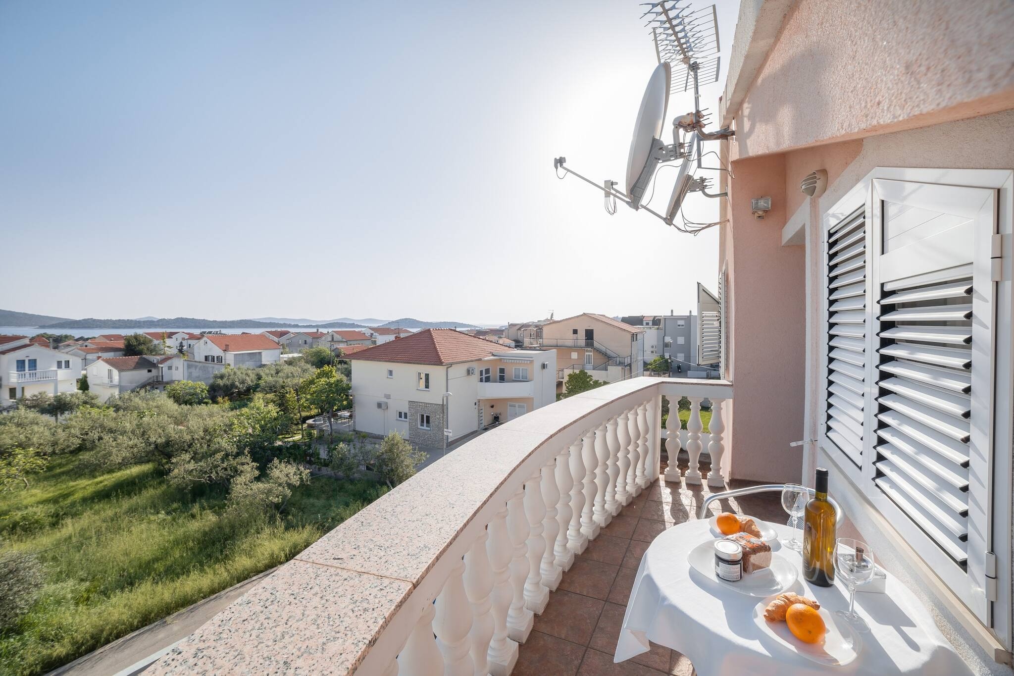 Apartments Nikol - one bedroom apartment A5-Terrasbalkon